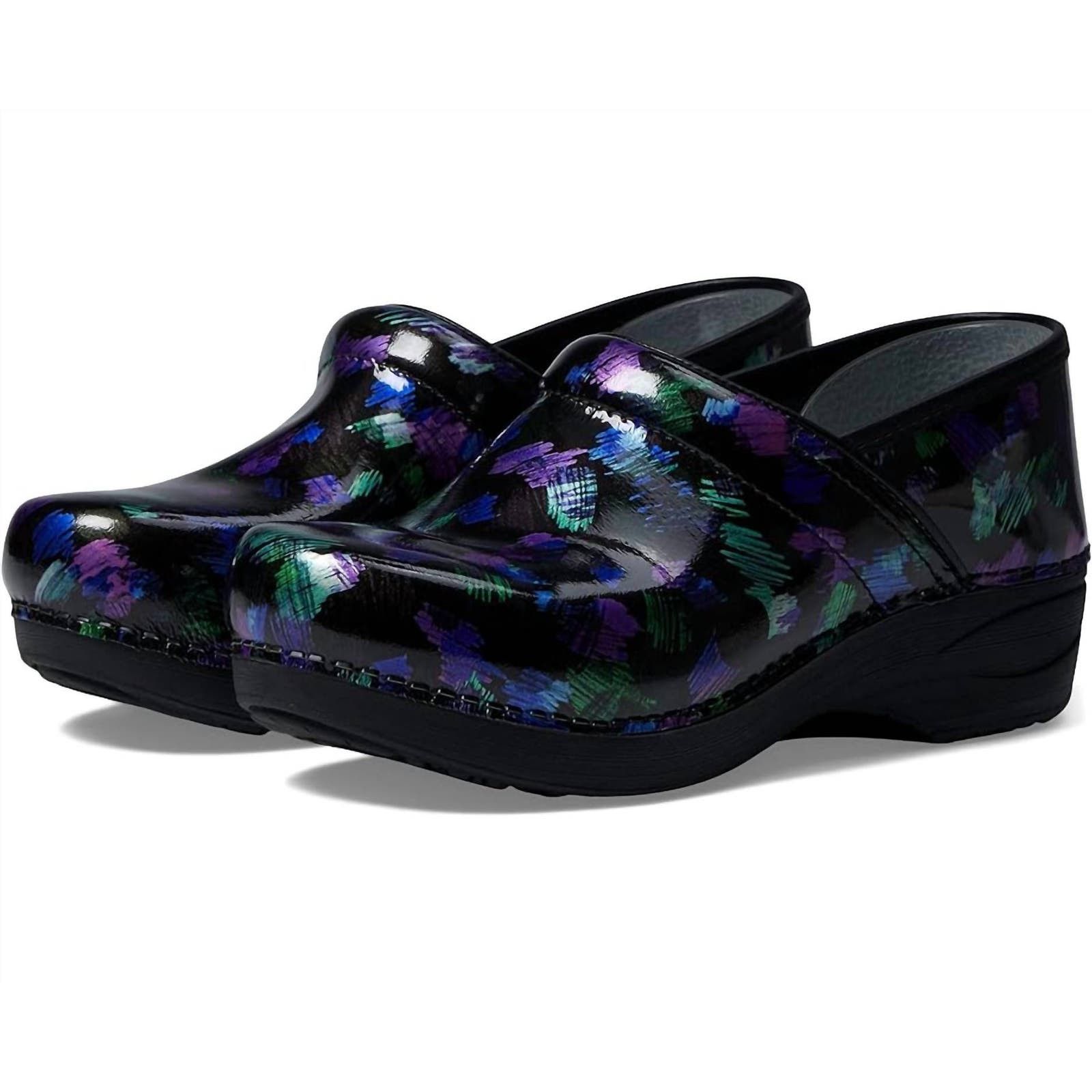 Dansko DANSKO dansko women's pro xp 2.0 clog colored pencil patent ...
