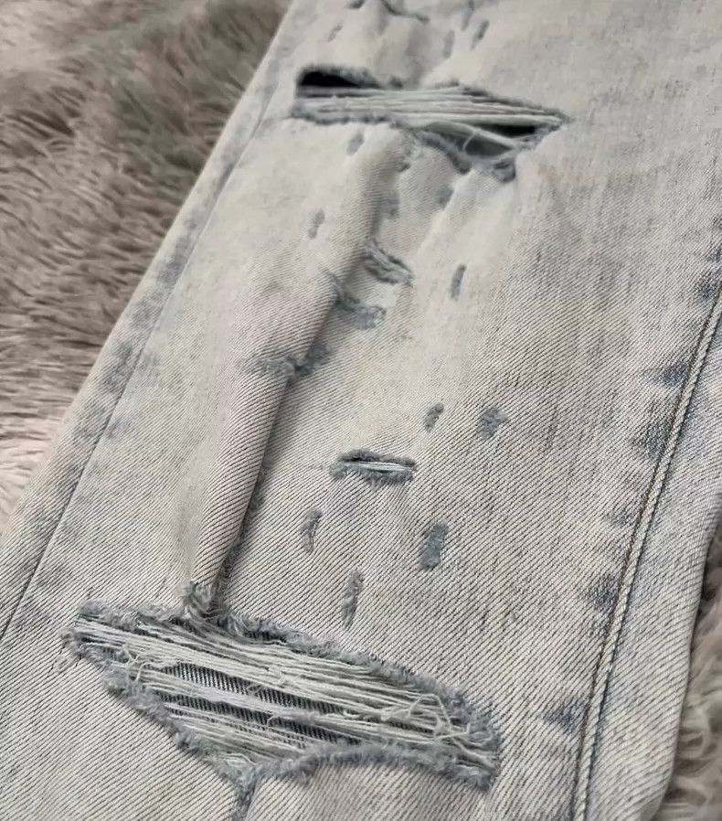 Amiri Amiri The Great Blue Destruction Jeans Size US 30 / EU 46 - 3 Thumbnail
