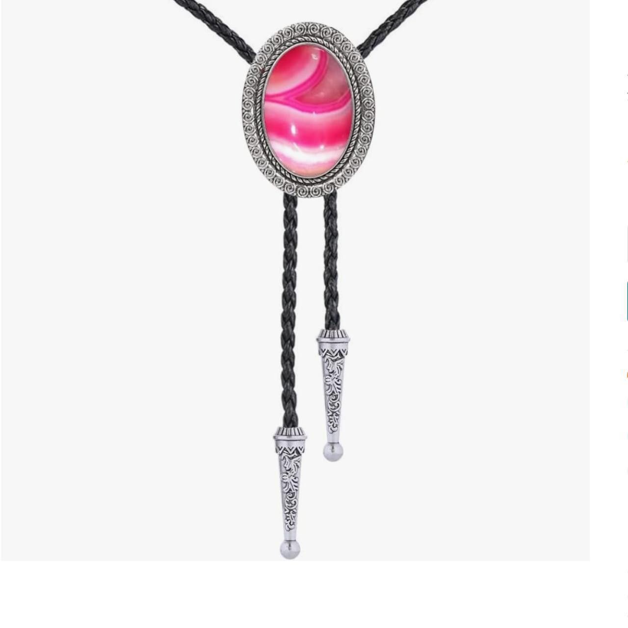 Other Western Cowboy Pink Bolo Tie Size ONE SIZE - 3 Thumbnail