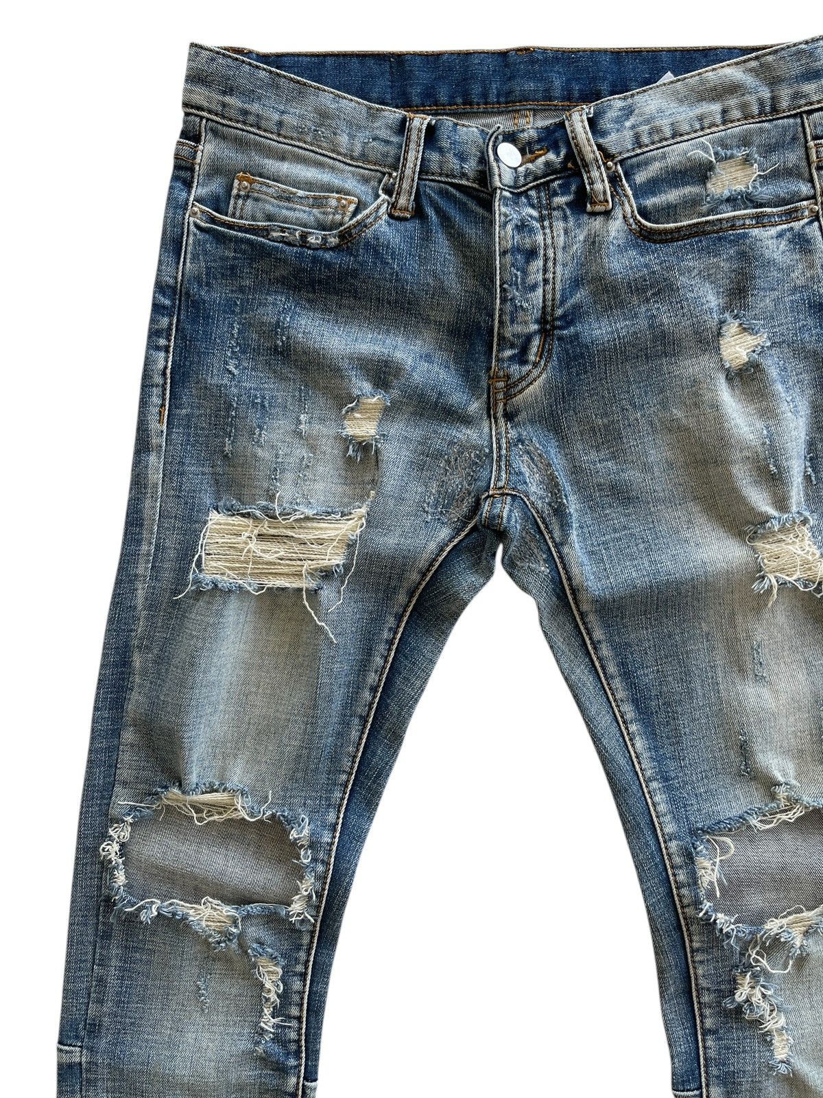 MNML MNML Distressed Stretch Skinny Denim Size US 30 / EU 46 - 6 Thumbnail