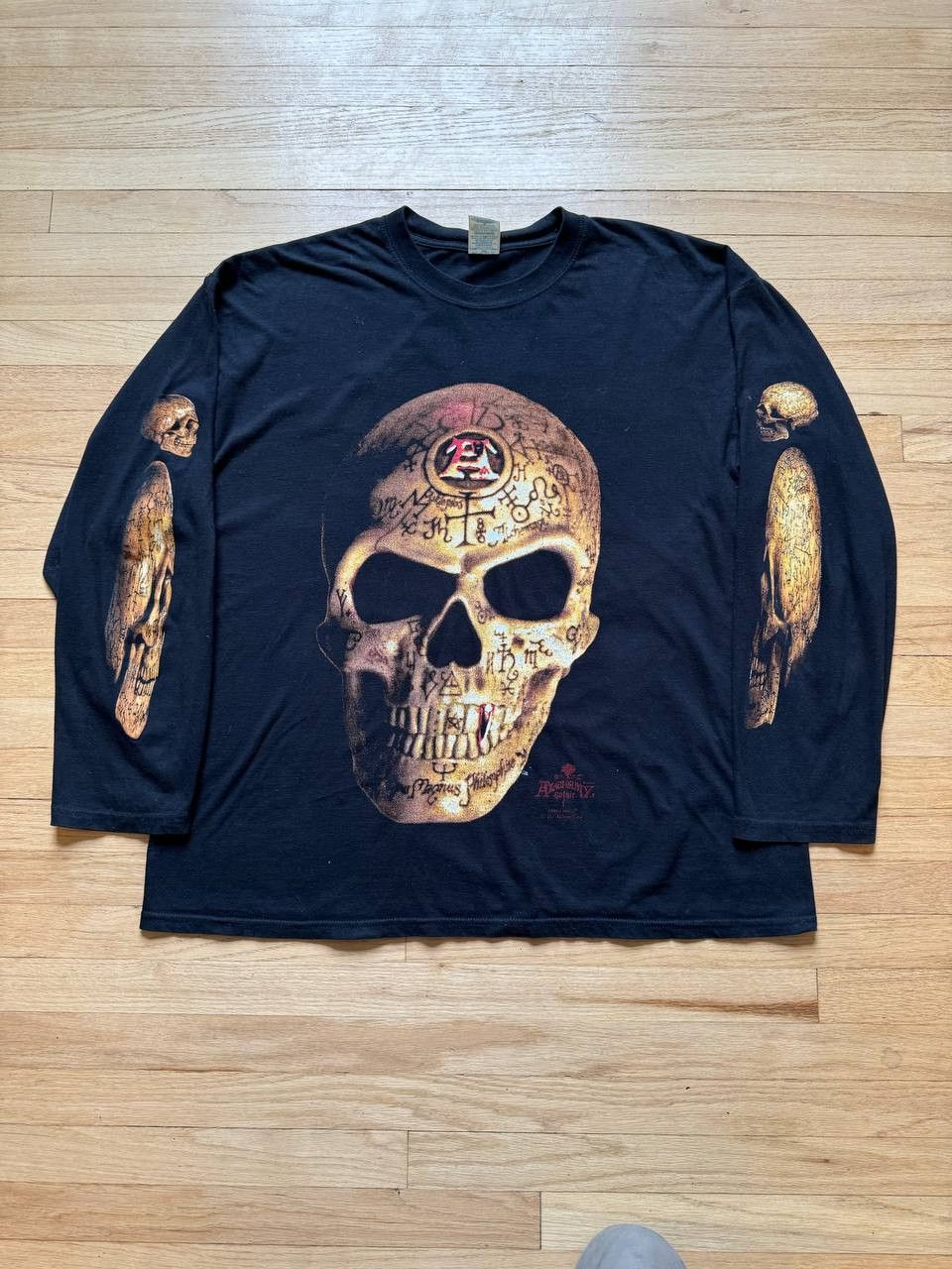 Alchemy Equipment × Vintage Vintage 90s Demons the Alchemy Carta Gothic Long Sleeve Y2K Size US XL / EU 56 / 4 - 2 Thumbnail