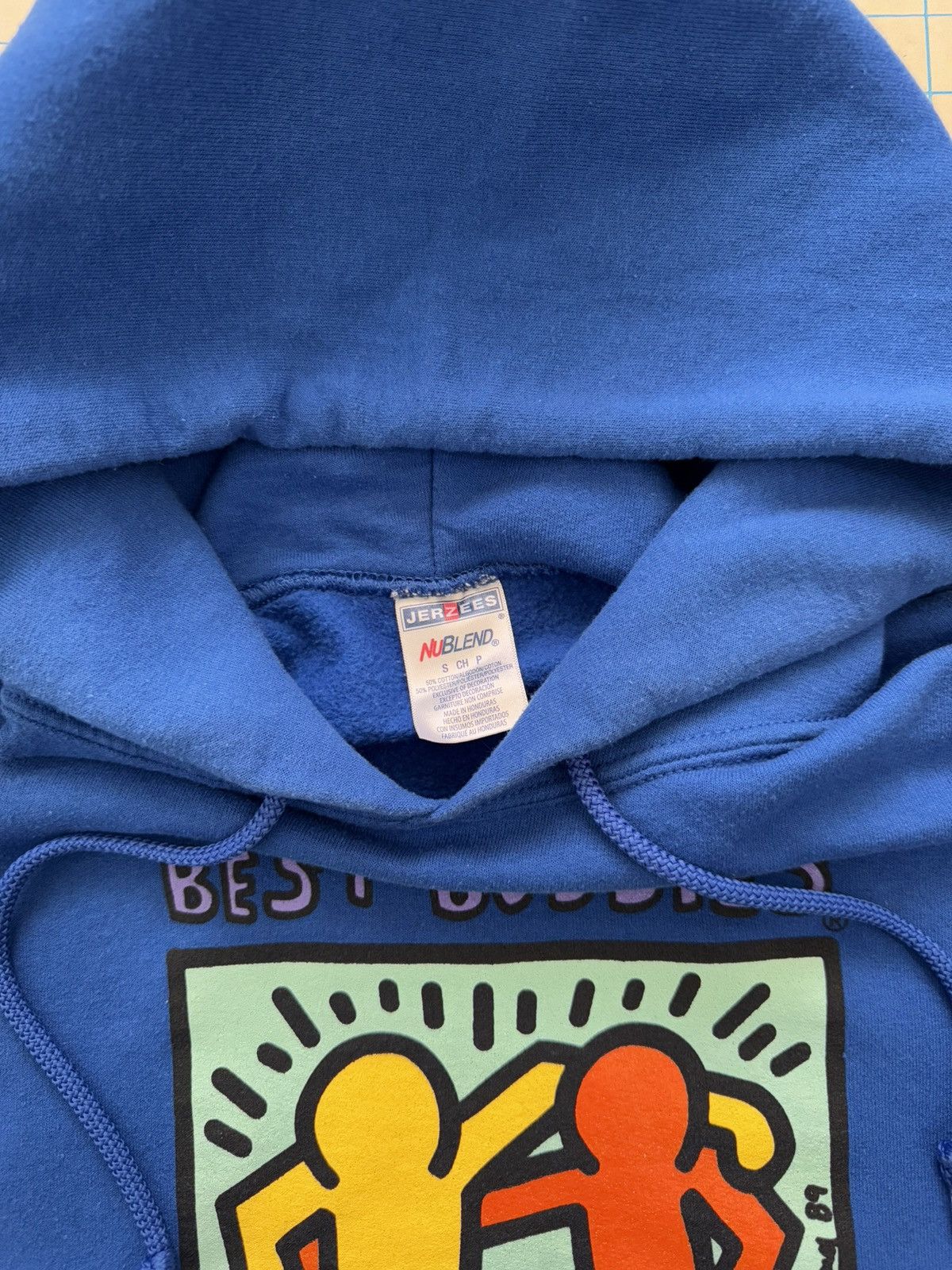 Keith Haring × Vintage Keith Haring Best Buddies Canada Hoodie Blue Size Small Size US S / EU 44-46 / 1 - 6 Thumbnail