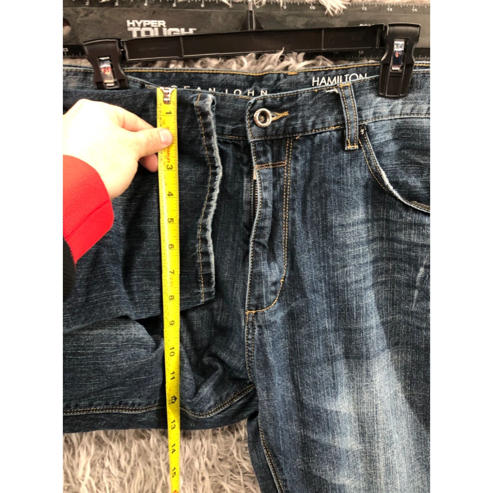 Sean John Sean John Jeans Hamilton Classic Relaxed Straight Size 36x32 Mens Blue Jeans Size US 36 / EU 52 - 4 Thumbnail