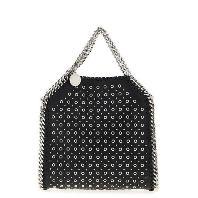Stella McCartney Stella McCartney Falabella Tiny Black/Silver Studded Tote Ba Size ONE SIZE - 1 Thumbnail