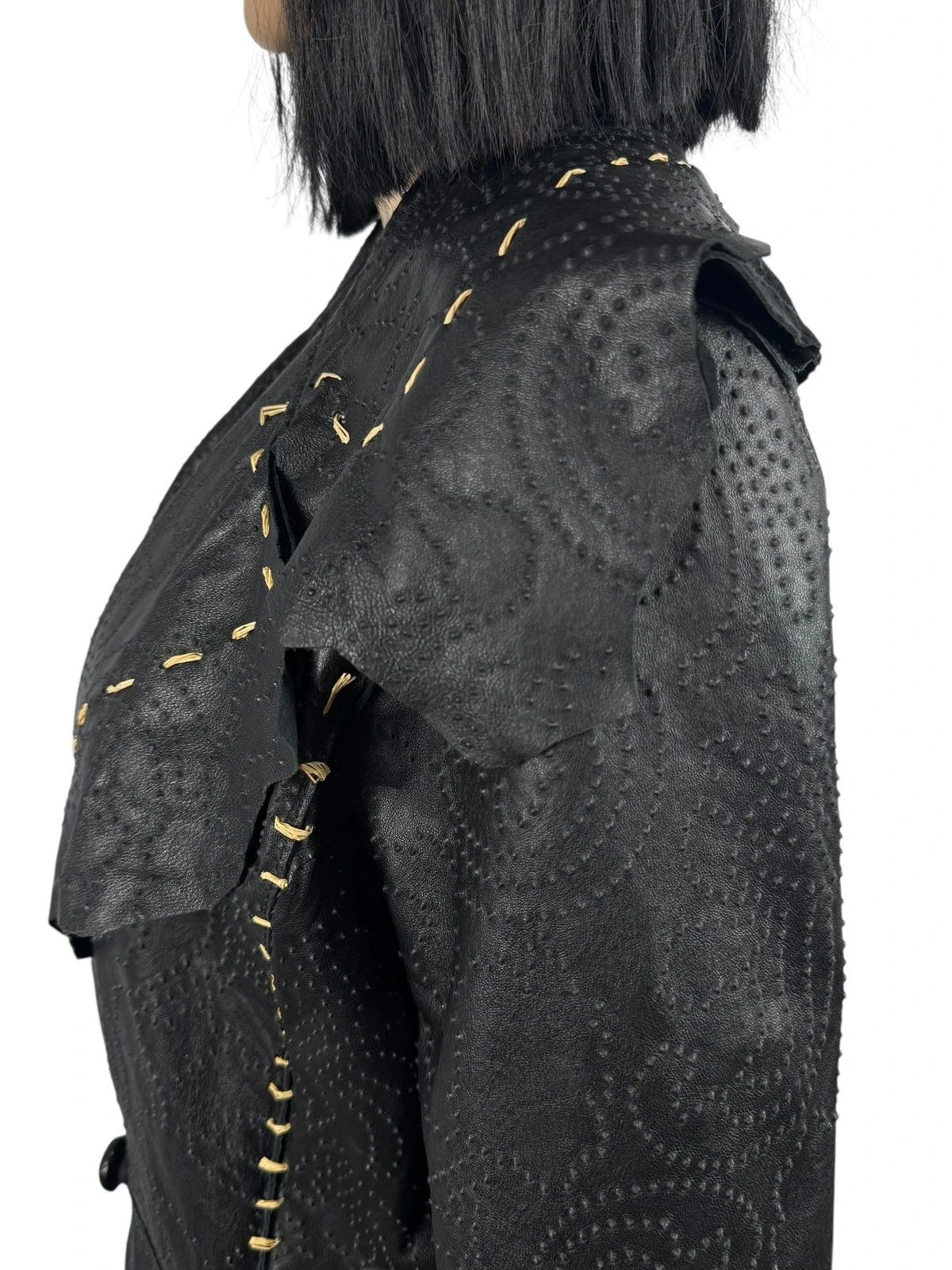 Other Gian Mori Genuine Leather Trench Coat Structured size XL Size XL / US 12-14 / IT 48-50 - 9 Thumbnail