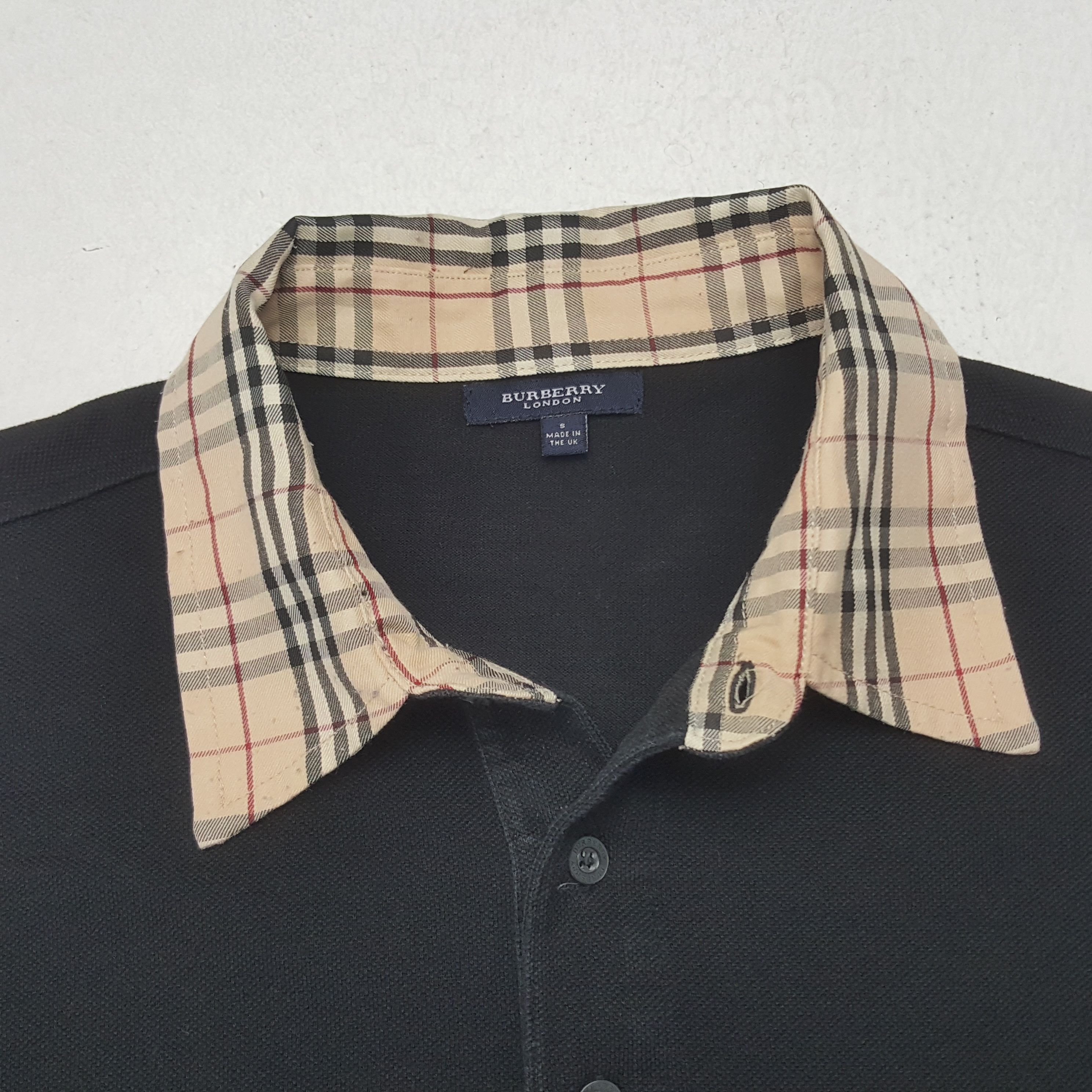 Burberry × Vintage Vintage Burberry London Nova Check Collar Polos Shirt Size US S / EU 44-46 / 1 - 4 Thumbnail