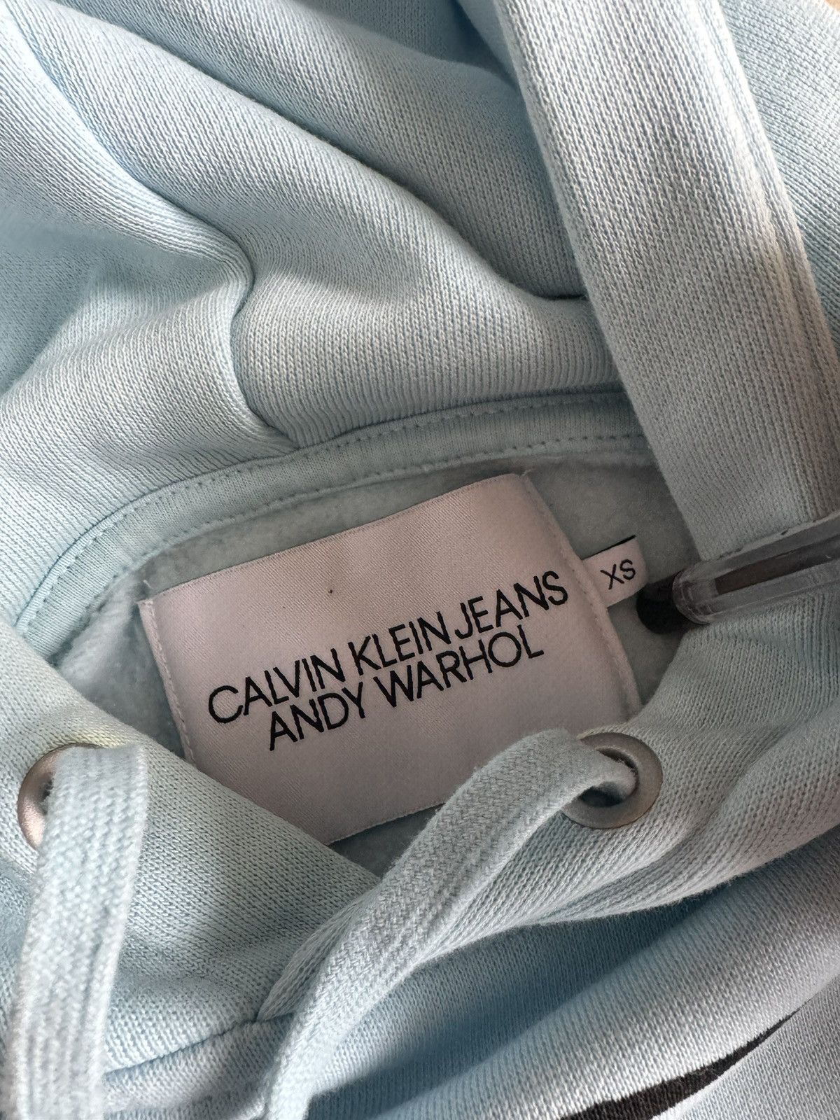 Calvin Klein 205W39NYC Calvin Klein X Andy Warhol Horseprint Baby Blue Hoodie Size US XS / EU 42 / 0 - 6 Thumbnail