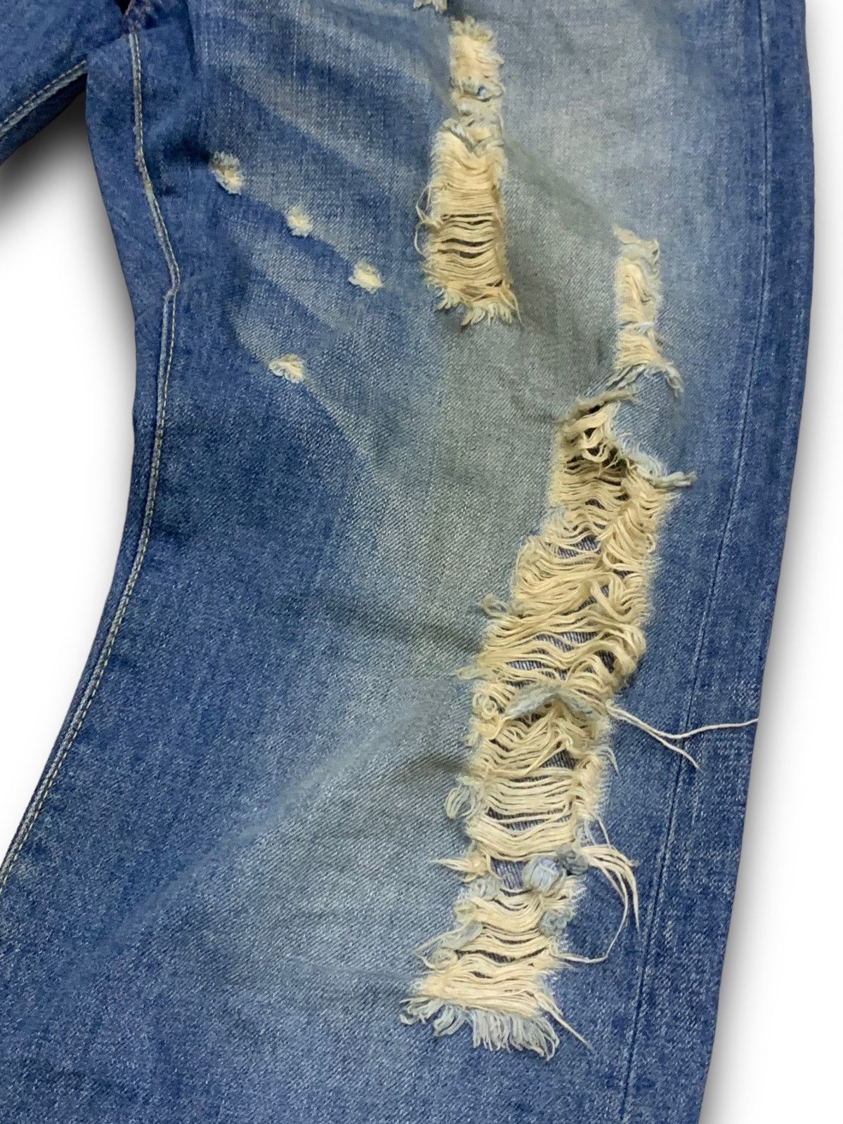 Hysteric Glamour HYSTERIC GLAMOUR DISTRESSED DENIM JAPANESE BRANDS JEANS Size US 34 / EU 50 - 9 Thumbnail