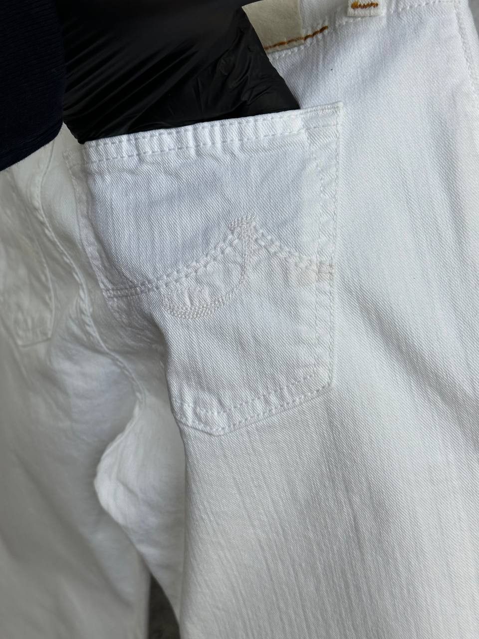 Jacob Cohen Jacob Cohen Luxury White Skinny Pants Stretch Denim Jeans Size 28" / US 6 / IT 42 - 10 Thumbnail
