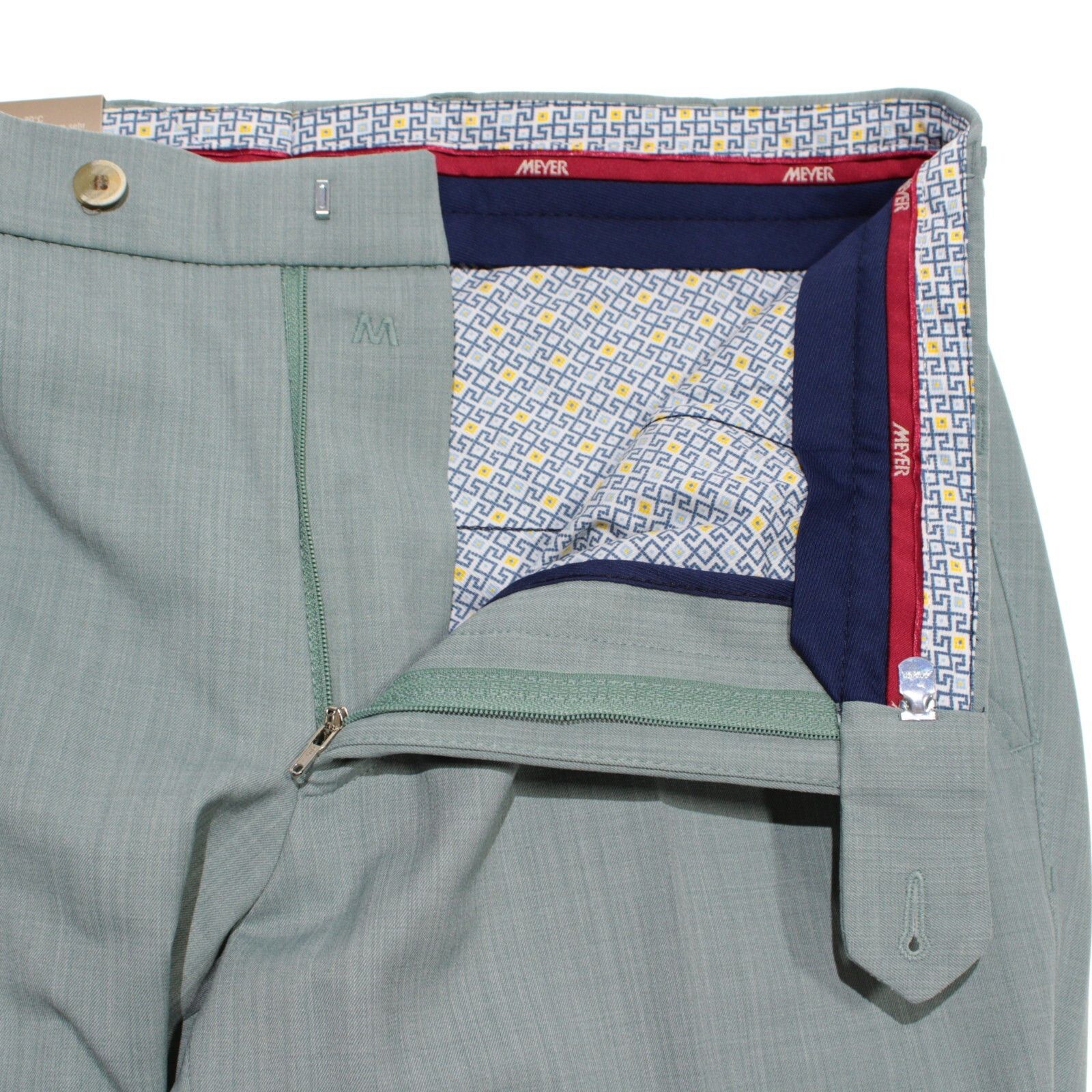 Other Meyer New with tags Dress Pants Size 30 US In Green Size US 30 / EU 46 - 4 Thumbnail