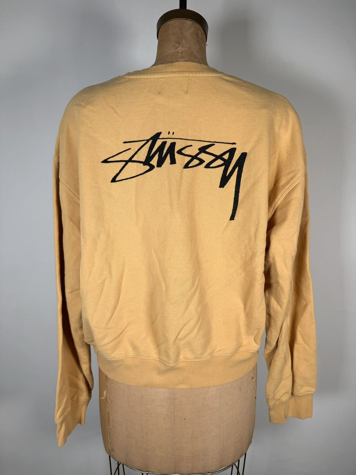 Stussy Stussy Ezra Cropped Baggy Sweatshirt Size L / US 10 / IT 46 - 1 Thumbnail