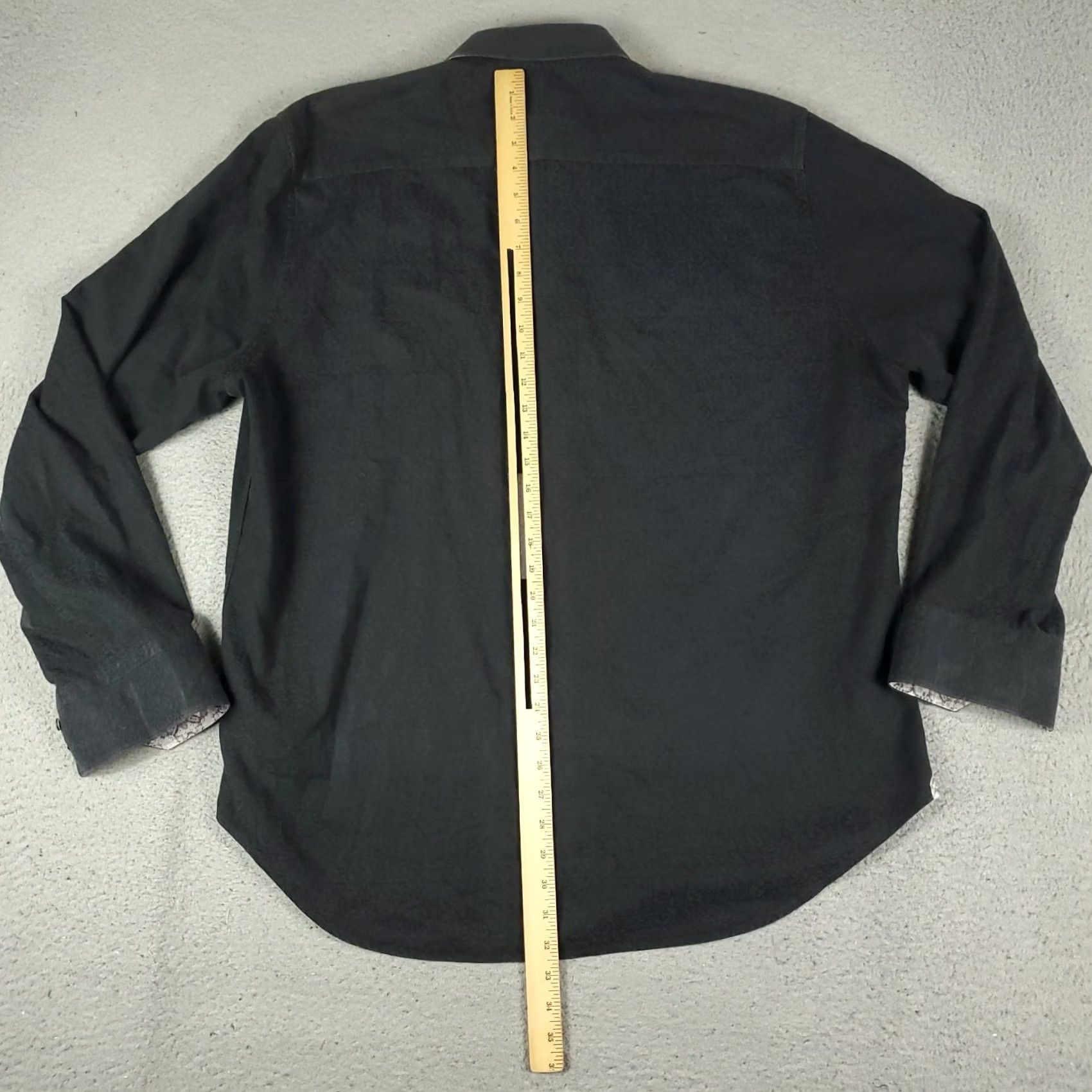 Robert Graham Robert Graham Shirt Mens 2XL Black Casual Button Up Long Sleeve *FADED* Size US XXL / EU 58 / 5 - 5 Thumbnail