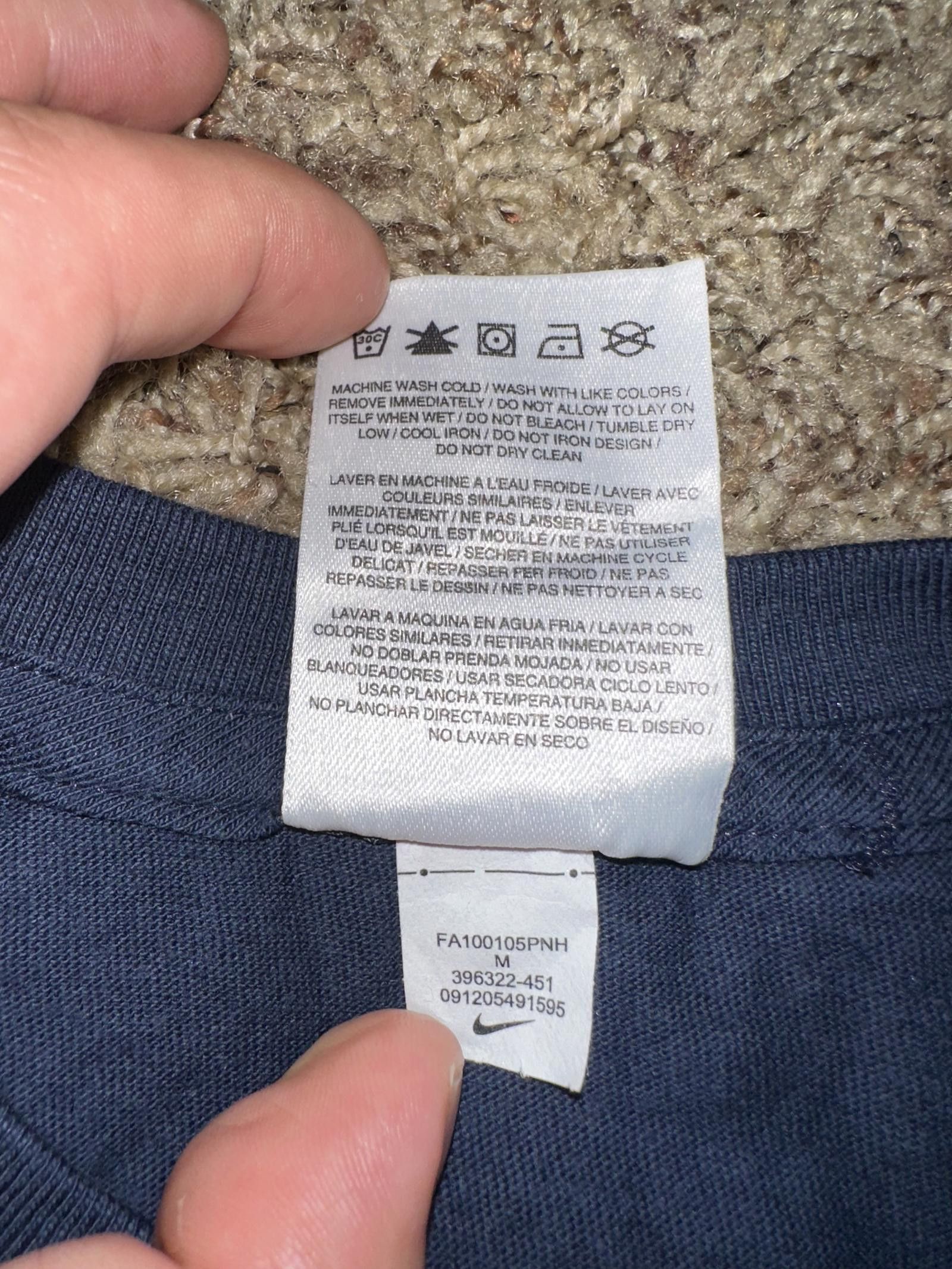 Nike Nike Men’s SB Zoom Paul Rodriguez P-Rod 4 Blue Shirt 2010 Size US M / EU 48-50 / 2 - 8 Thumbnail