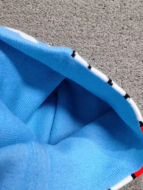 Other High 420 Star Clouds Graphic No Cuff Beanie Hat Light Blue Size ONE SIZE - 3 Thumbnail