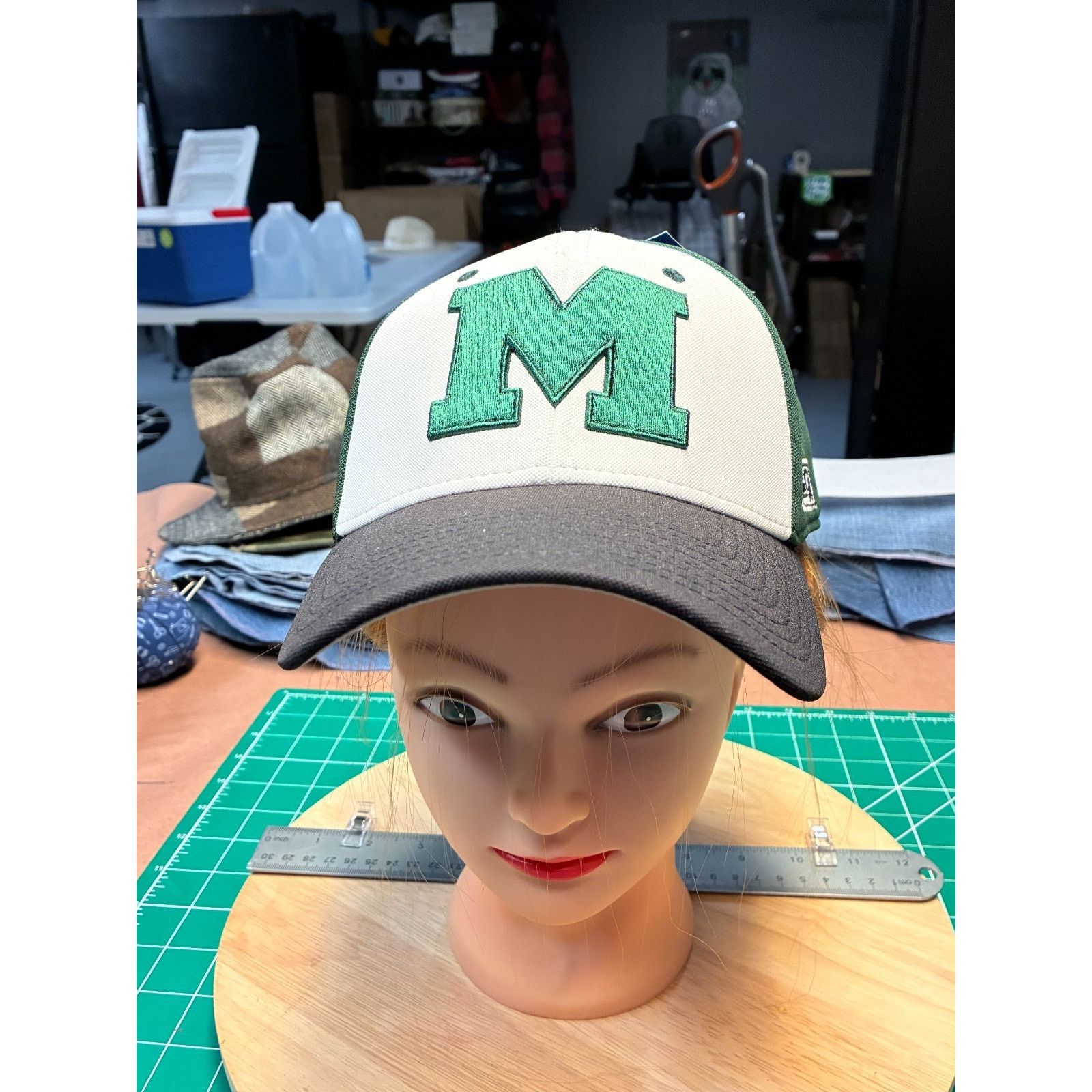The Game The Game Pro Gametek XL Snapback Hat – Green “M” Logo – NWT Size ONE SIZE - 13 Thumbnail