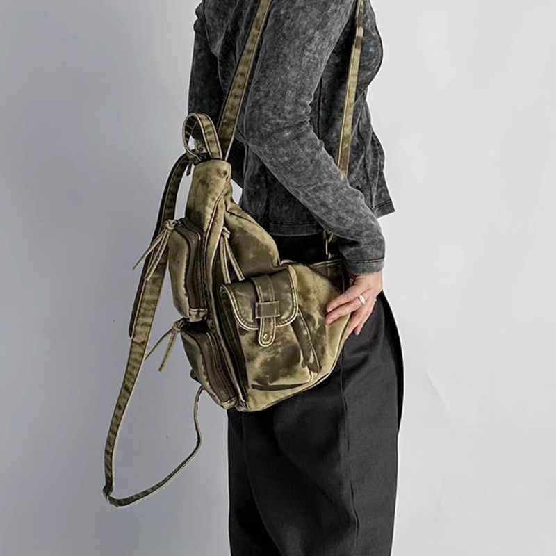 Vintage Vintage Bagpacks and Chestbag PU Leather Tassel Detail Size ONE SIZE - 1 Thumbnail