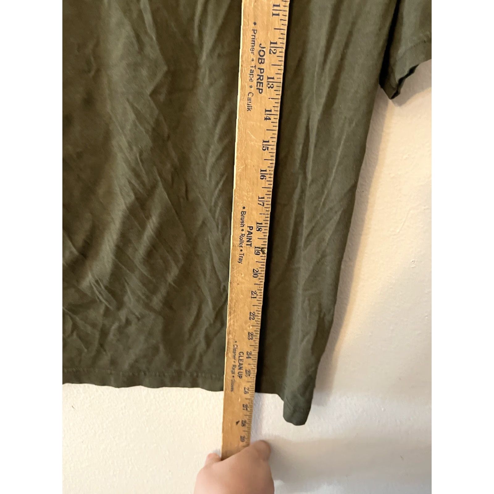 Banana Republic Banana Republic T-Shirt Mens M Green Solid Crew Neck Short Sleeve Size US M / EU 48-50 / 2 - 4 Thumbnail