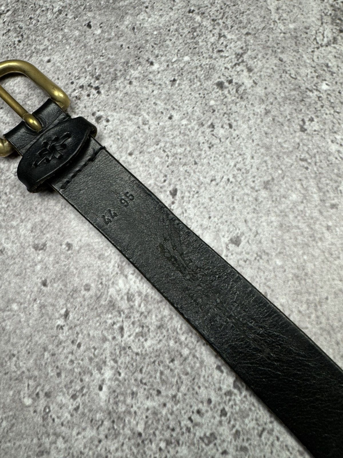 Japanese Brand 00’s NUMBER NINE STYLE JAPAN LEATHER Y2K BELT VINTAGE Size ONE SIZE - 6 Thumbnail
