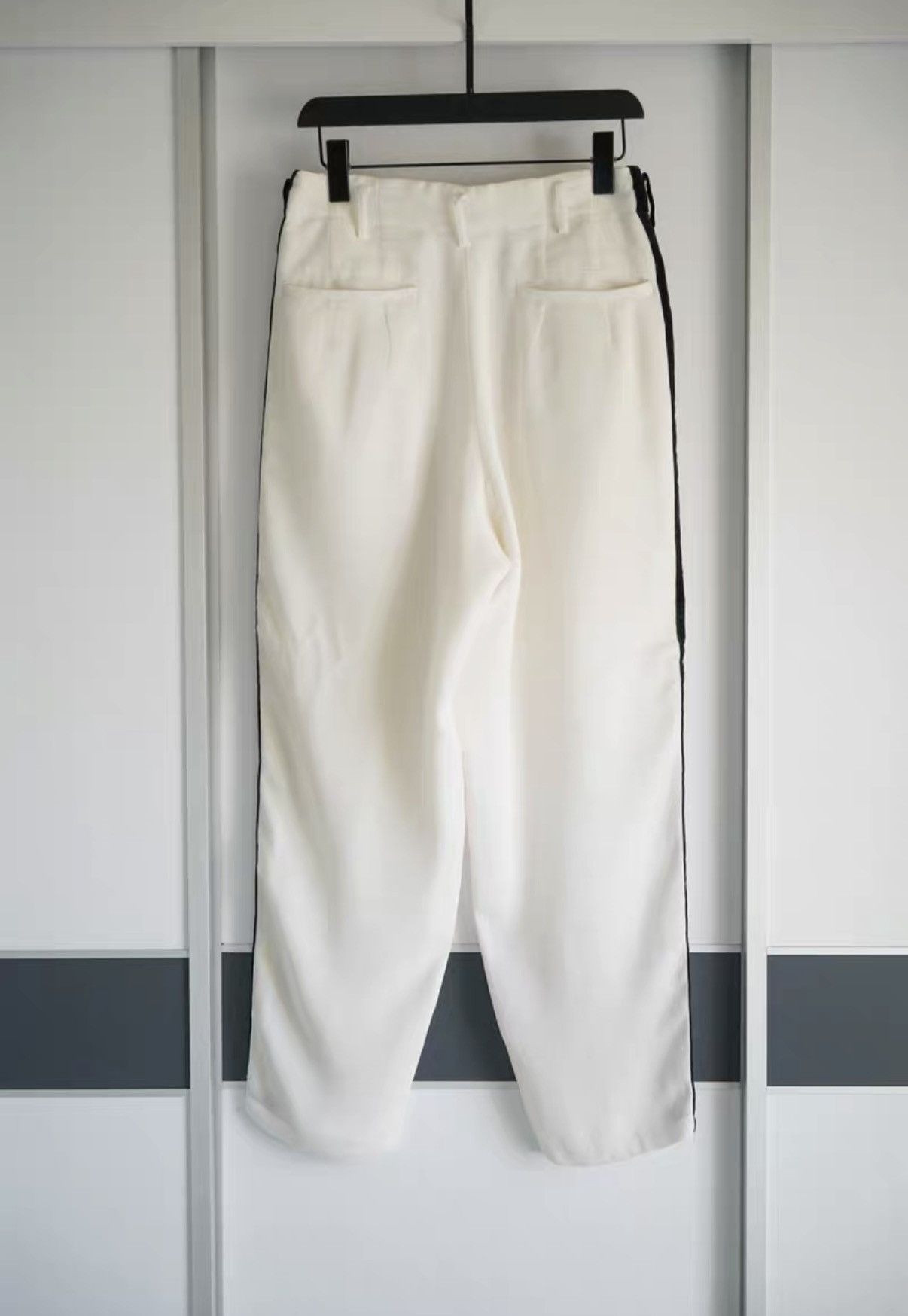 Yohji Yamamoto Yohji Yamamoto 97ss Velvet Panel Trousers K4 Size US 32 / EU 48 - 2 Thumbnail