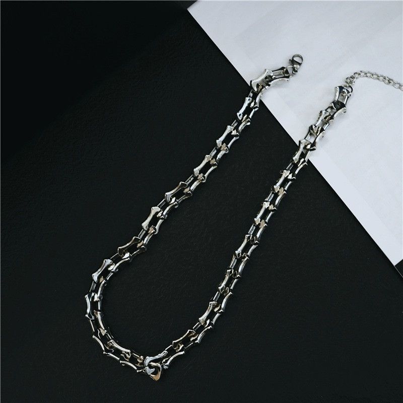 Jewelry × Vintage Fashion New Stainless Steel Chain Necklace Size ONE SIZE - 4 Thumbnail