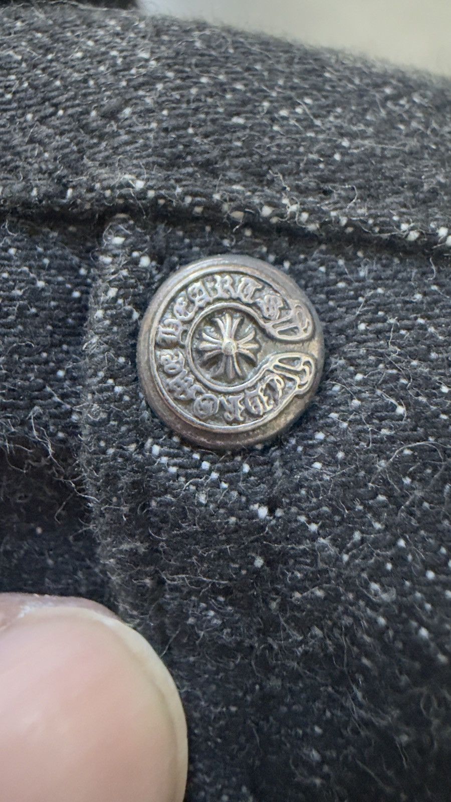 Chrome Hearts RARE! Chrome Hearts Grey & Black Star Patch Jeans Size US 32 / EU 48 - 8 Thumbnail