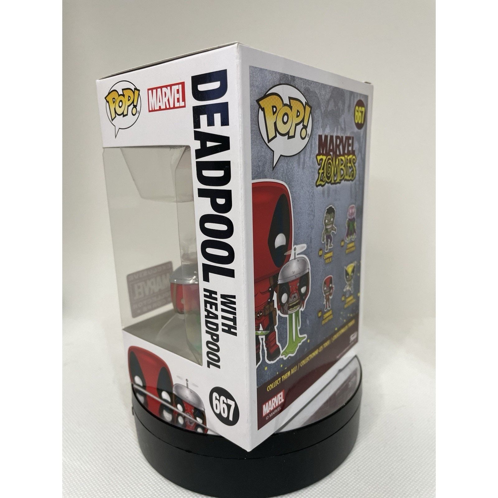 Marvel Comics Funko POP 667 Deadpool w Headpool Collector Corps Exclusive Size ONE SIZE - 4 Thumbnail