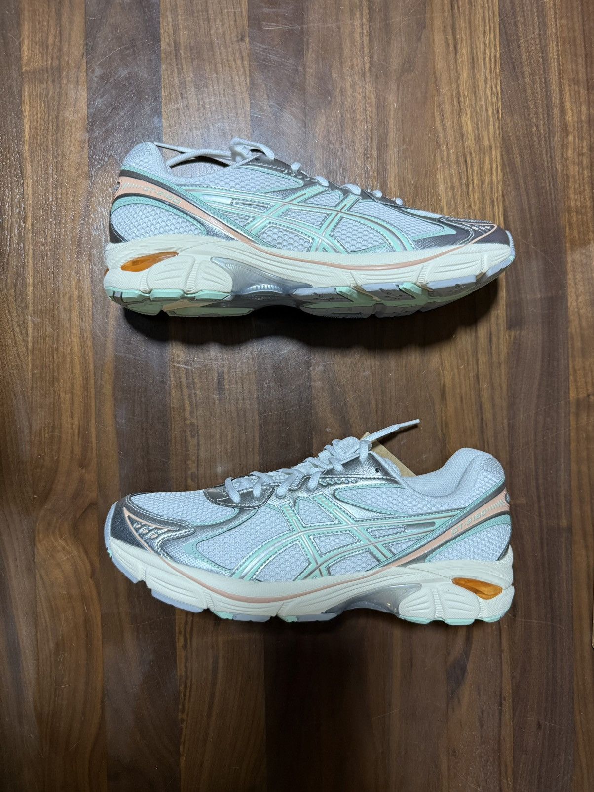 Asics ASICS GT-2160 “MIAMI DOLPHINS” Size 11 White/Mint Tint Size US 11 / EU 44 - 2 Thumbnail