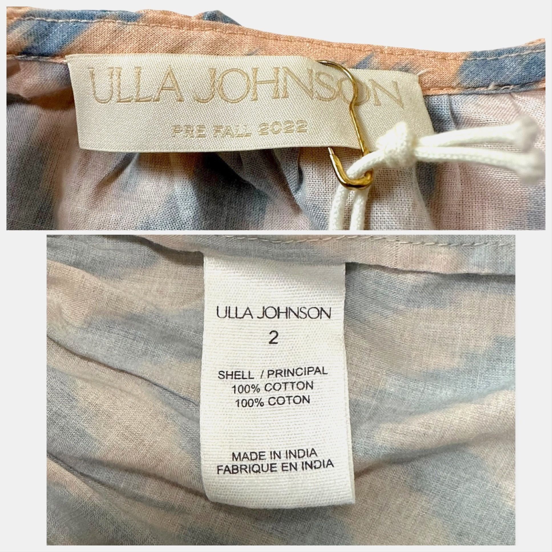 Ulla Johnson Ulla Johnson Kalila Blouse in Birch, Size 2, New with tag Size XS / US 0-2 / IT 36-38 - 4 Thumbnail