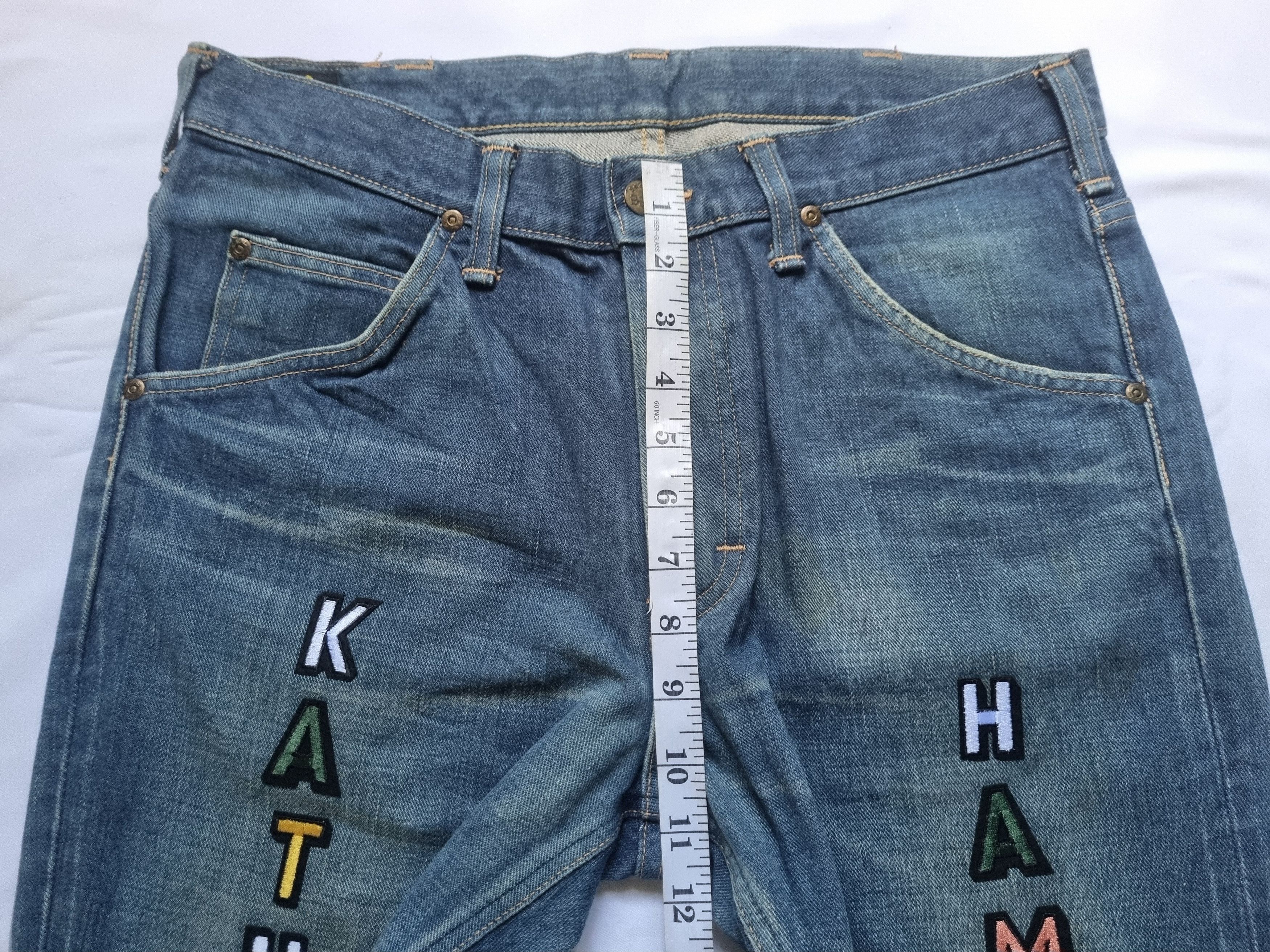 Katharine Hamnett London × Lee Lee Riders Sanforized For Katherine Hamnett Denim Jeans Size US 32 / EU 48 - 4 Thumbnail