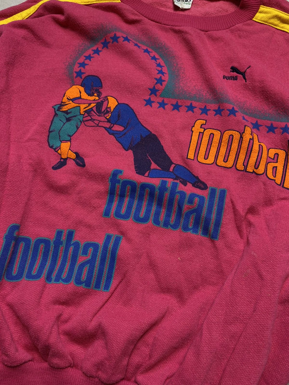 Puma × Vintage 90s Puma very rare vintage crewneck hoodie football USA Size US XXL / EU 58 / 5 - 3 Thumbnail
