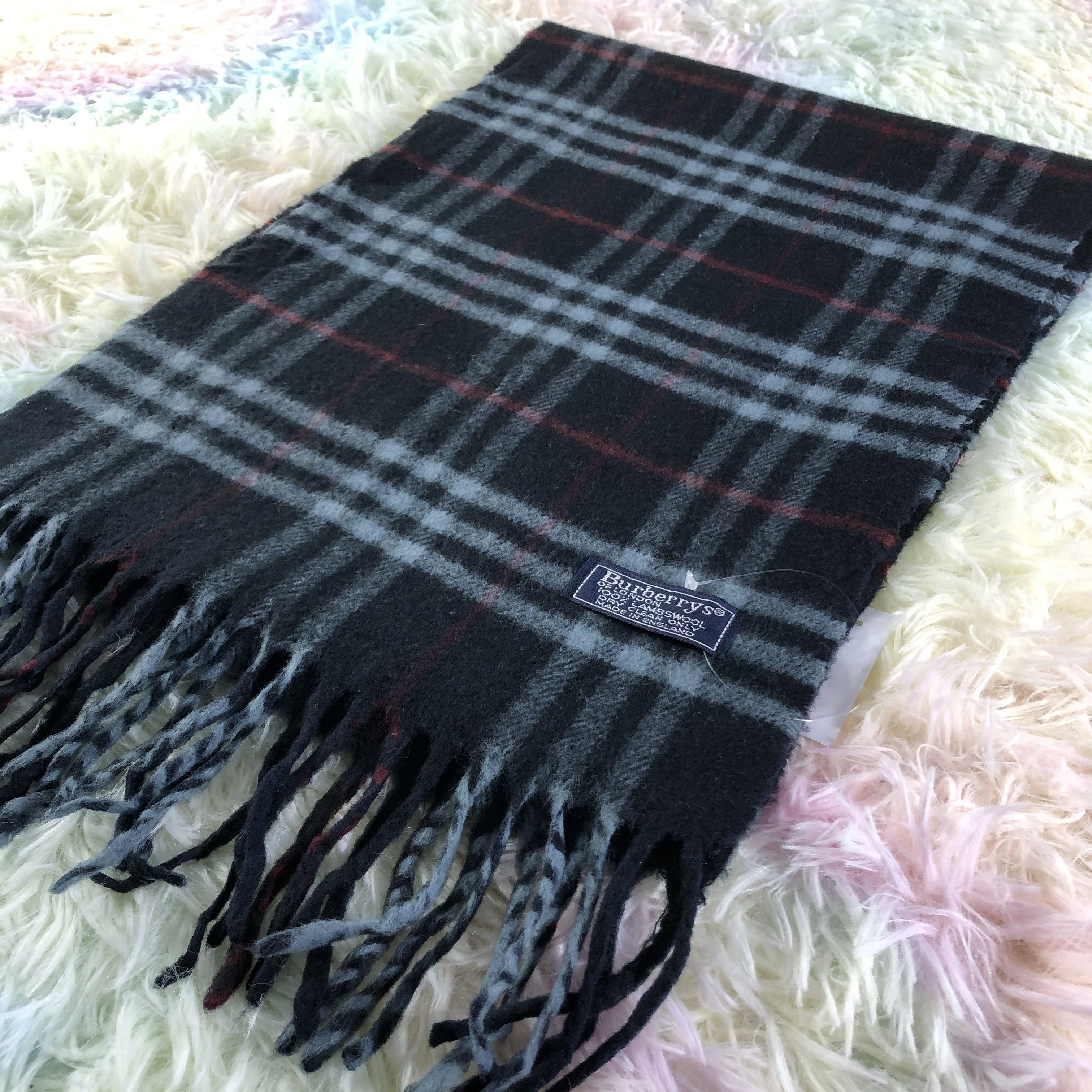 Burberry × Vintage Burberry Scarf / Muffler / Neckwear - KM363 Size ONE SIZE - 3 Thumbnail