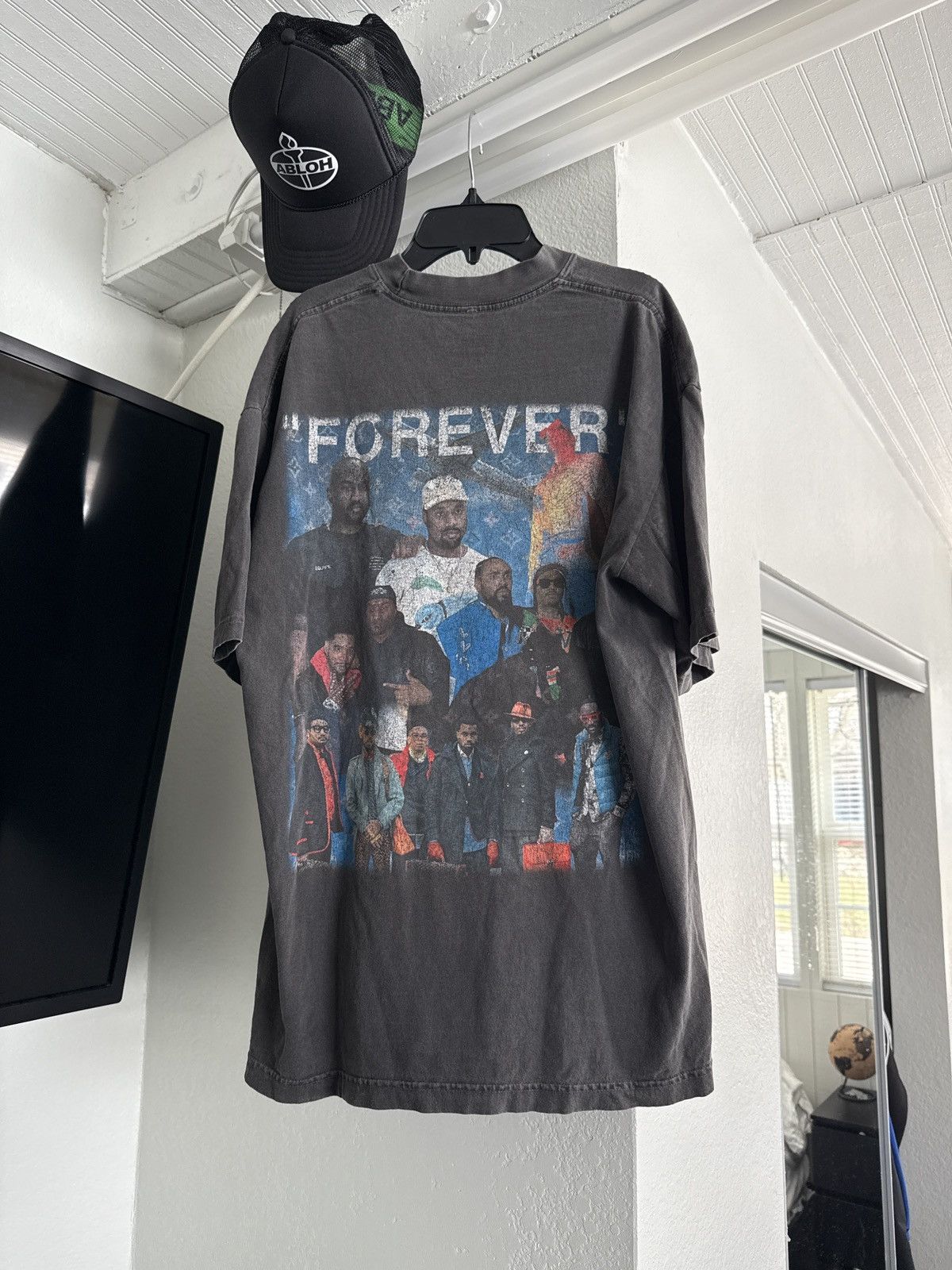 Richie Le Collection × Vintage Virgil Abloh Vintage Forever Tee Black Size Medium Size US M / EU 48-50 / 2 - 1 Thumbnail