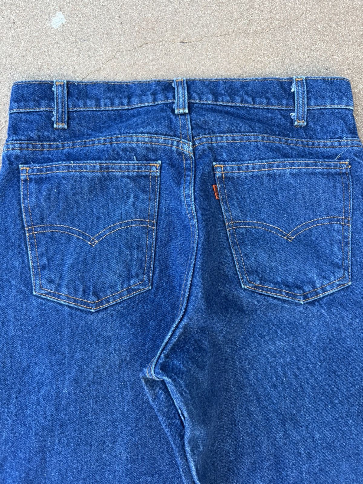 Levi's Vtg 80’s Levi’s 646 Orange Tab Bellbottom Flare Jeans 31x31 Size US 31 - 7 Thumbnail