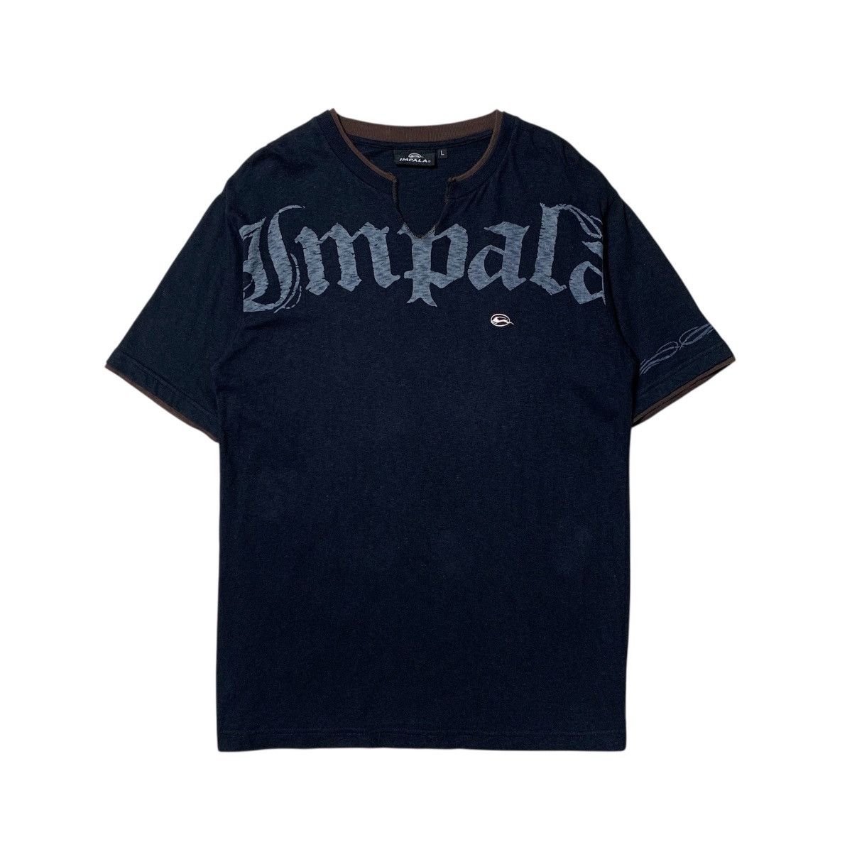 Japanese Brand 2000s Impala Poem Gothic Font Punk Style Tshirt Size US L / EU 52-54 / 3 - 6 Thumbnail
