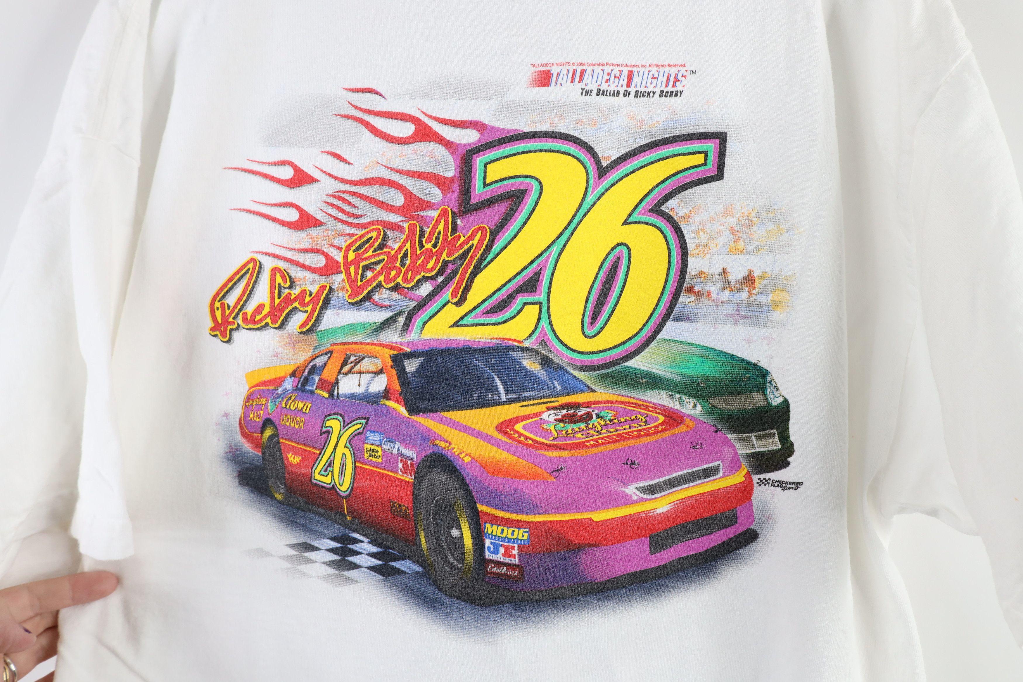 Vintage Vintage 2006 Talladega Nights Liquor Ricky Bobby T-Shirt Size US XL / EU 56 / 4 - 6 Thumbnail