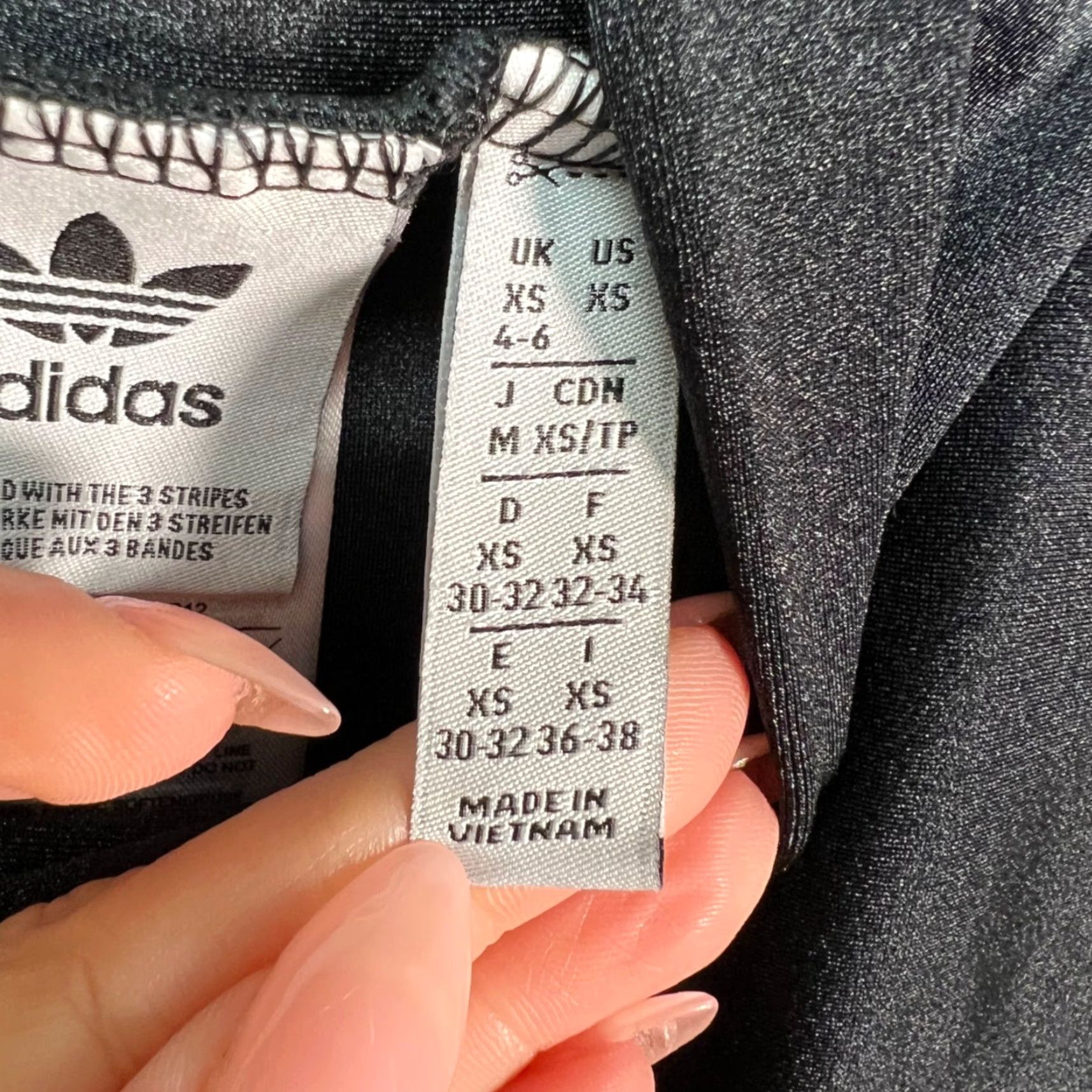 Adidas Adidas Womens Size XS Black Sleeveless Mock Neck Bodysuit Stretch Size XS / US 0-2 / IT 36-38 - 4 Thumbnail