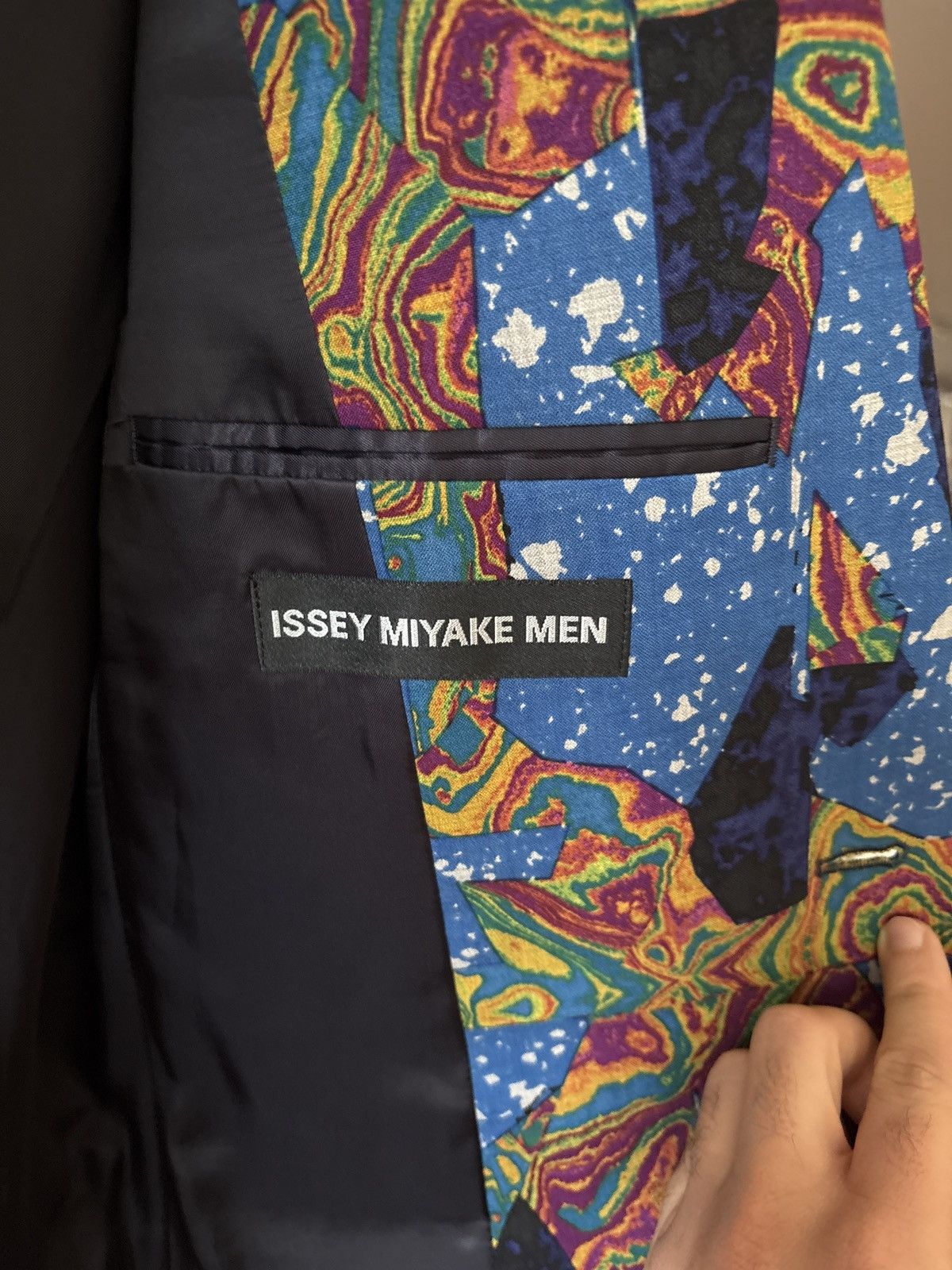 Issey Miyake Vintage 80s Issey Miyake Men Blazer Size 40R - 3 Thumbnail
