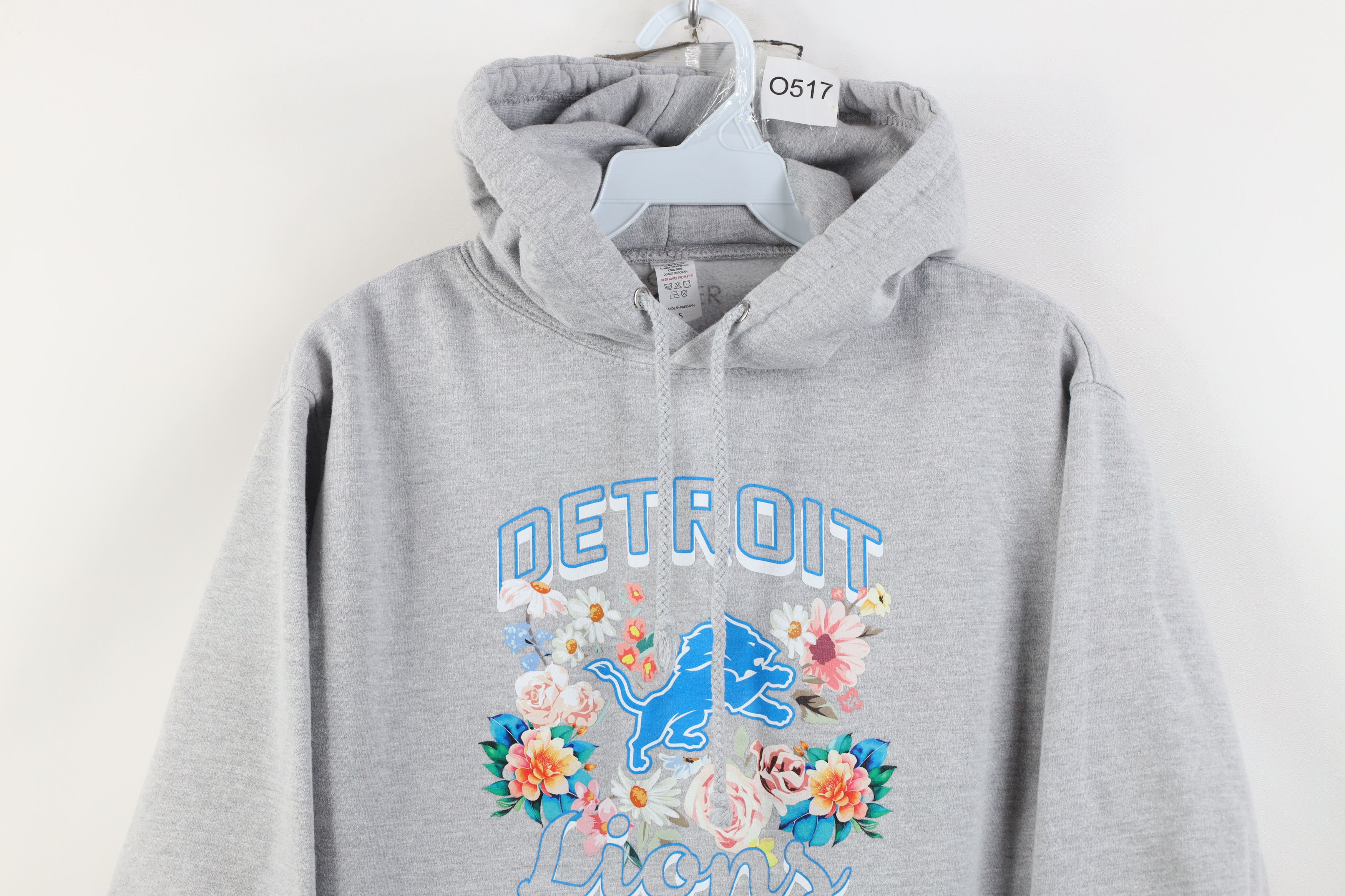 Vintage Y2K Spell Lions Football Flower Hoodie Sweatshirt Gray Size S / US 4 / IT 40 - 2 Thumbnail