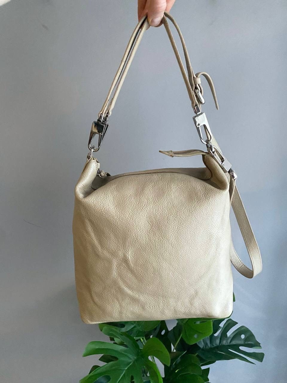 Other Coccinelle Women’s Beige Shoulder Leather Bag Size ONE SIZE - 8 Thumbnail