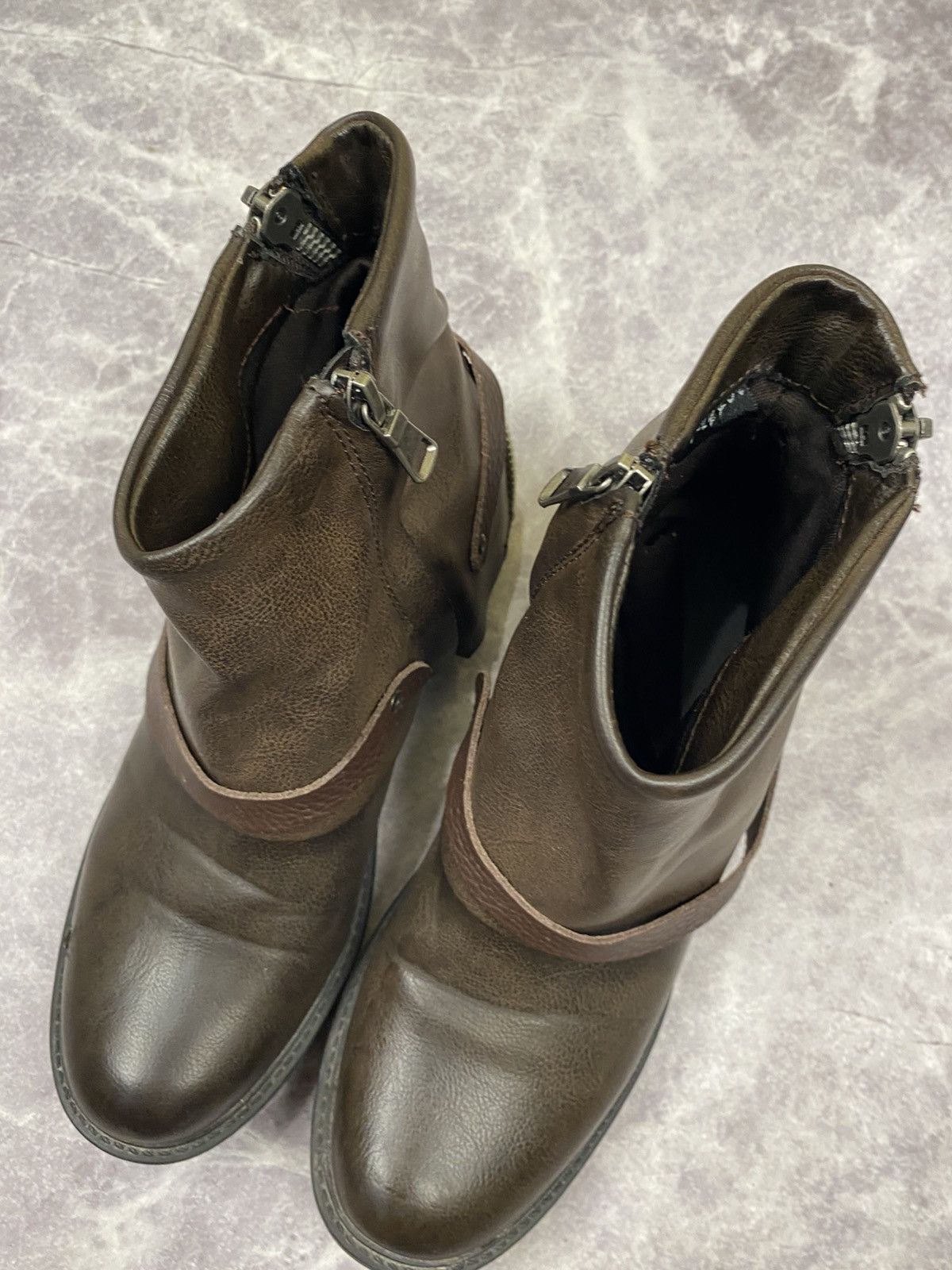 Other Vintage Avantgarde Y2K Grange A.S.98 Style Boho Boots ASH Size US 8 / IT 38 - 6 Thumbnail