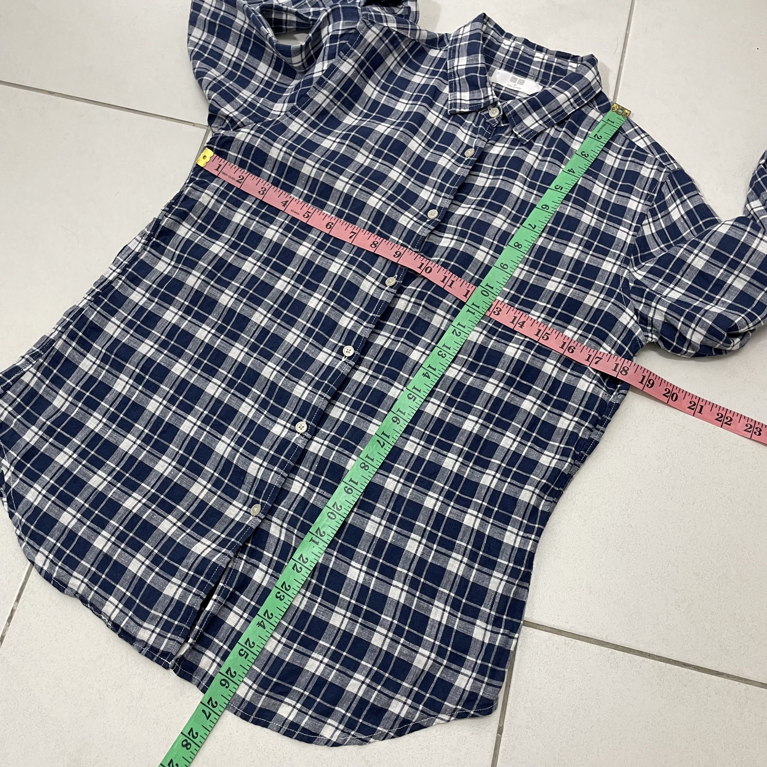 Japanese Brand × Uniqlo ⭐️SALE⭐️ [M] UNIQLO LINEN COTTON SHIRT Size M / US 6-8 / IT 42-44 - 5 Thumbnail