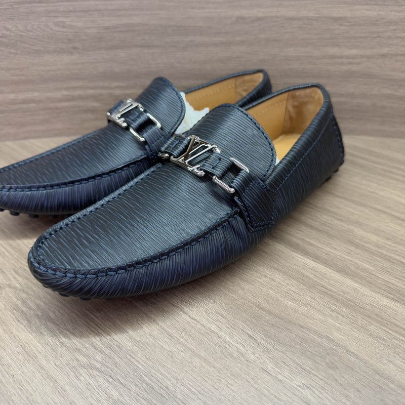 Louis Vuitton Louis Vuitton Casual Black Loafers with Silver Logo -2508 Size US 7.5 / EU 40-41 - 1 Thumbnail