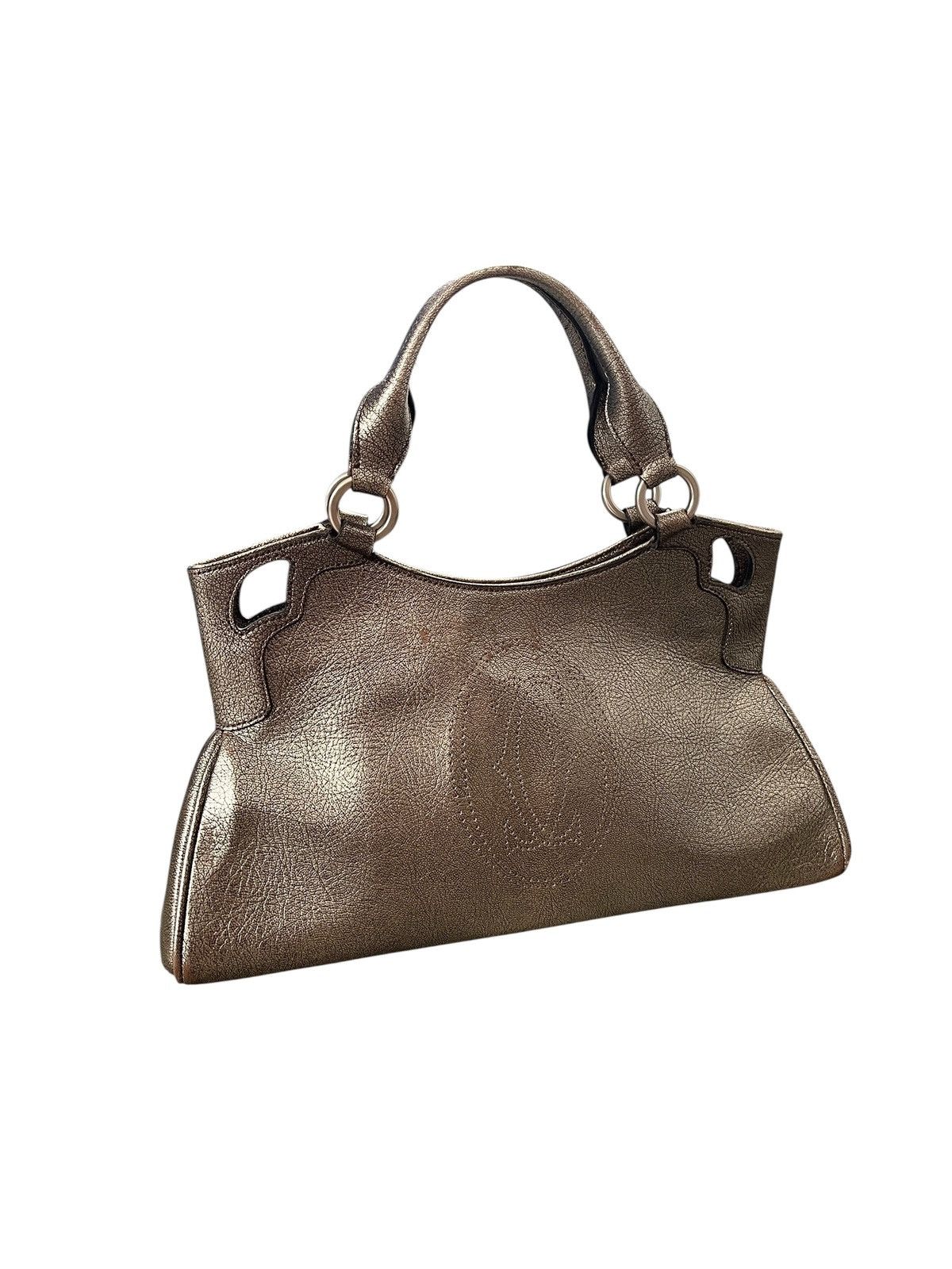 Cartier Cartier Marcello Leather Gold Handbag Size ONE SIZE - 22 Thumbnail