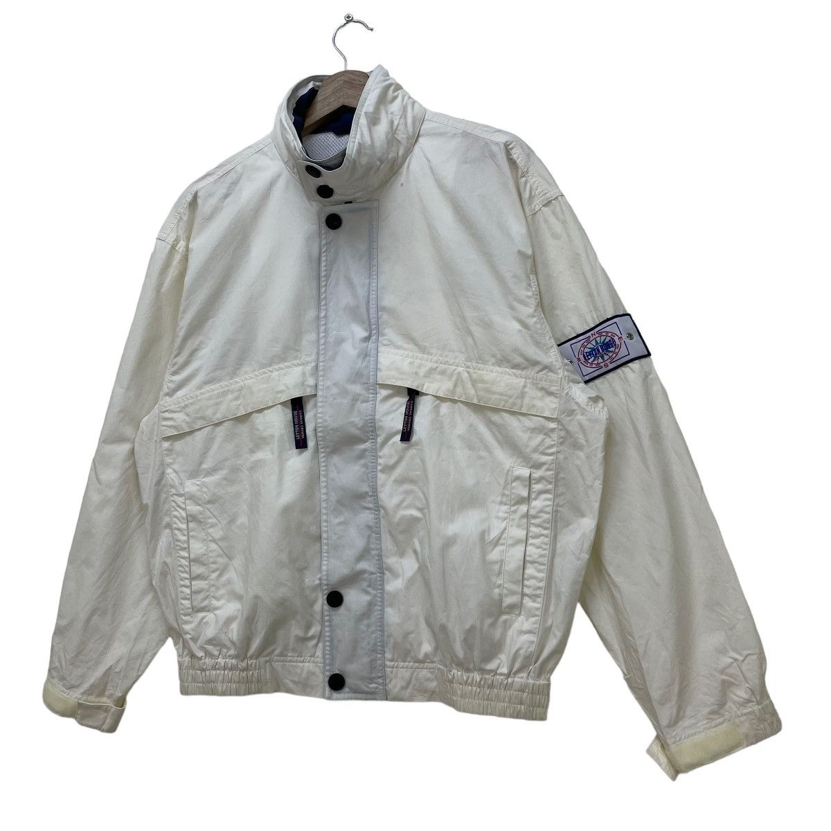 image of Leyton House Racing Light Jacket in White, Men's (Size Medium)