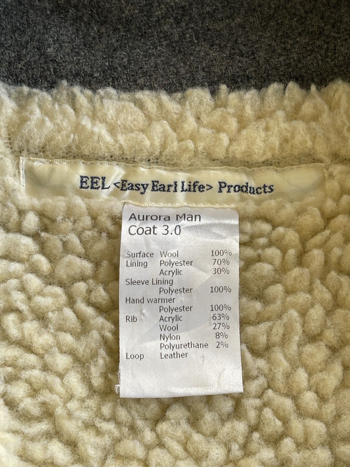 Easy Earl Life Aurora Man Coat 3.0 Wool Sherpa Jacket Size US S / EU 44-46 / 1 - 9 Thumbnail