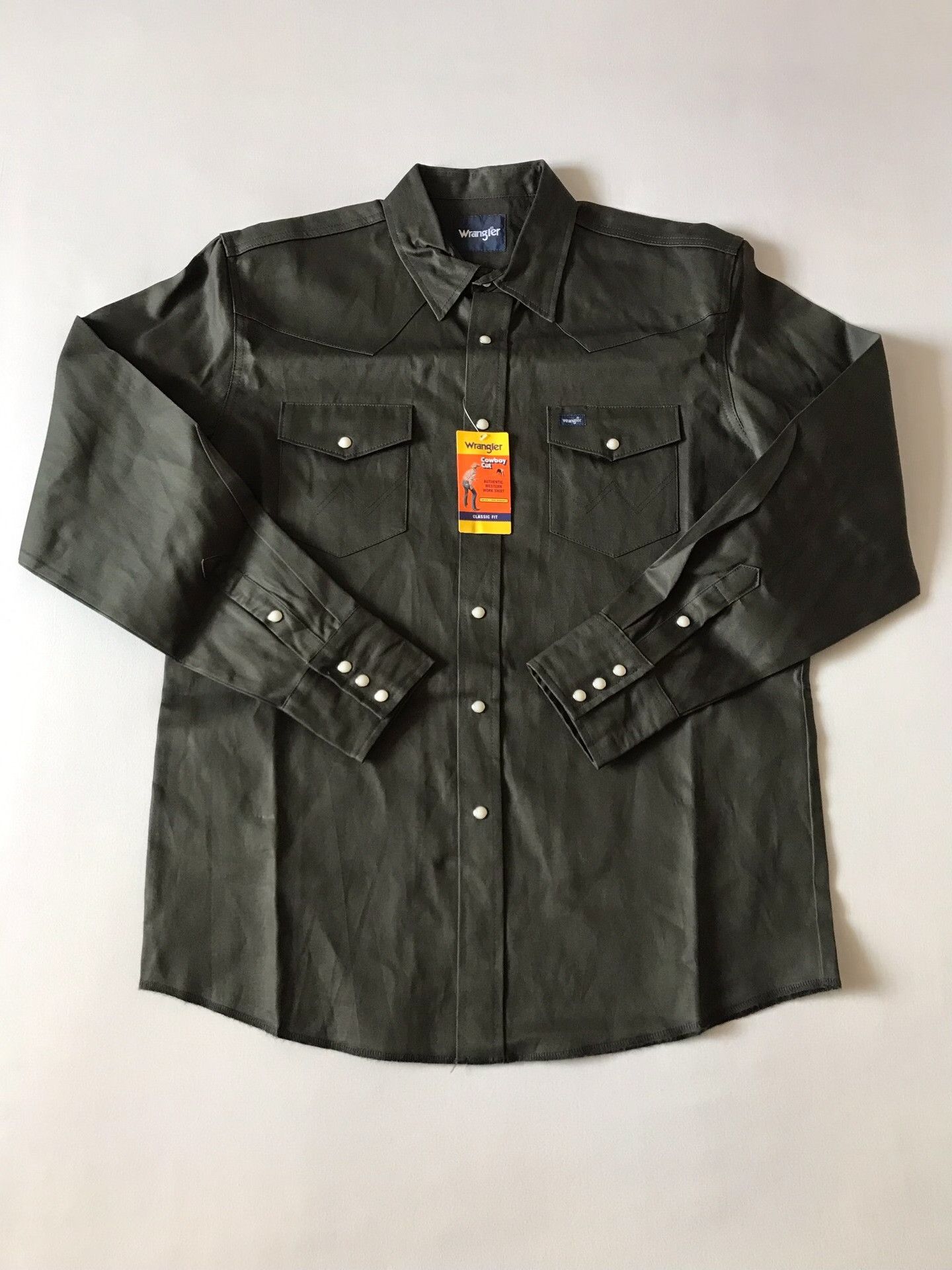 Wrangler Wrangler Western Shirt Green L Size US L / EU 52-54 / 3 - 1 Thumbnail