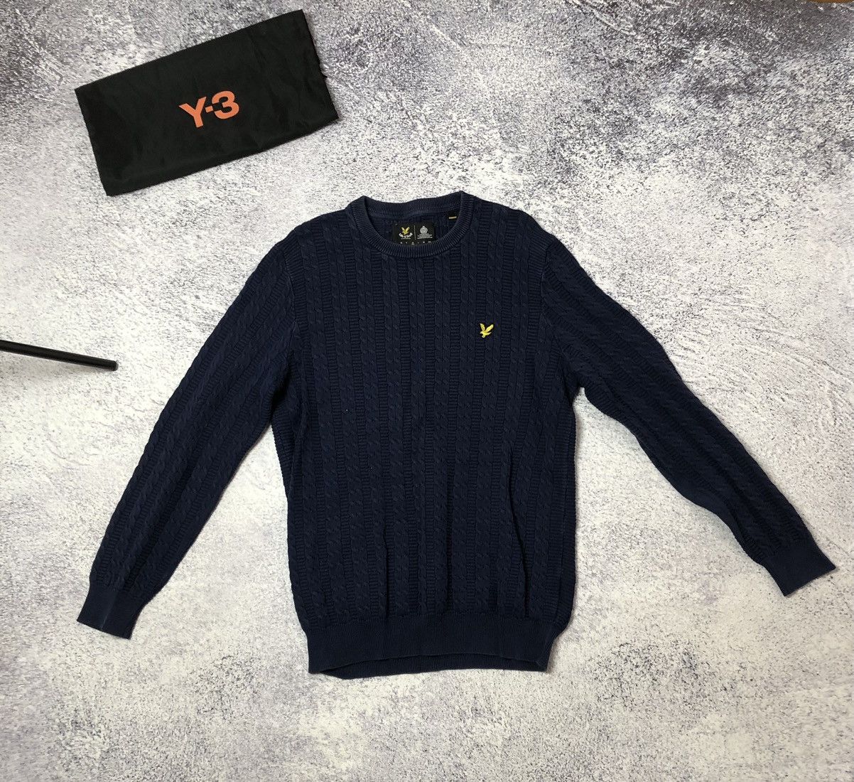 Lyle & Scott Men’s sweater Lyle&Scott size M y2k vintage usa Size US M / EU 48-50 / 2 - 1 Thumbnail