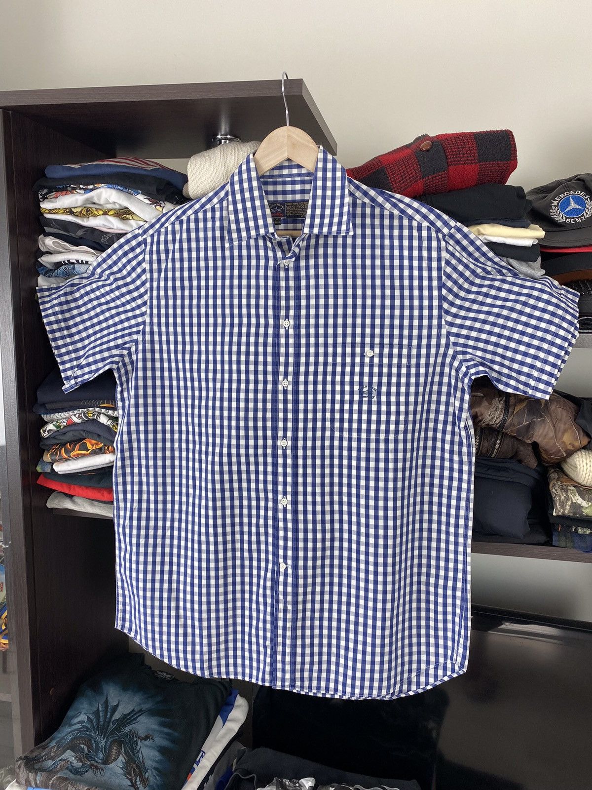 Paul & Shark × Vintage Vintage Paul & Shark Shirt Tee Size US L / EU 52-54 / 3 - 1 Thumbnail