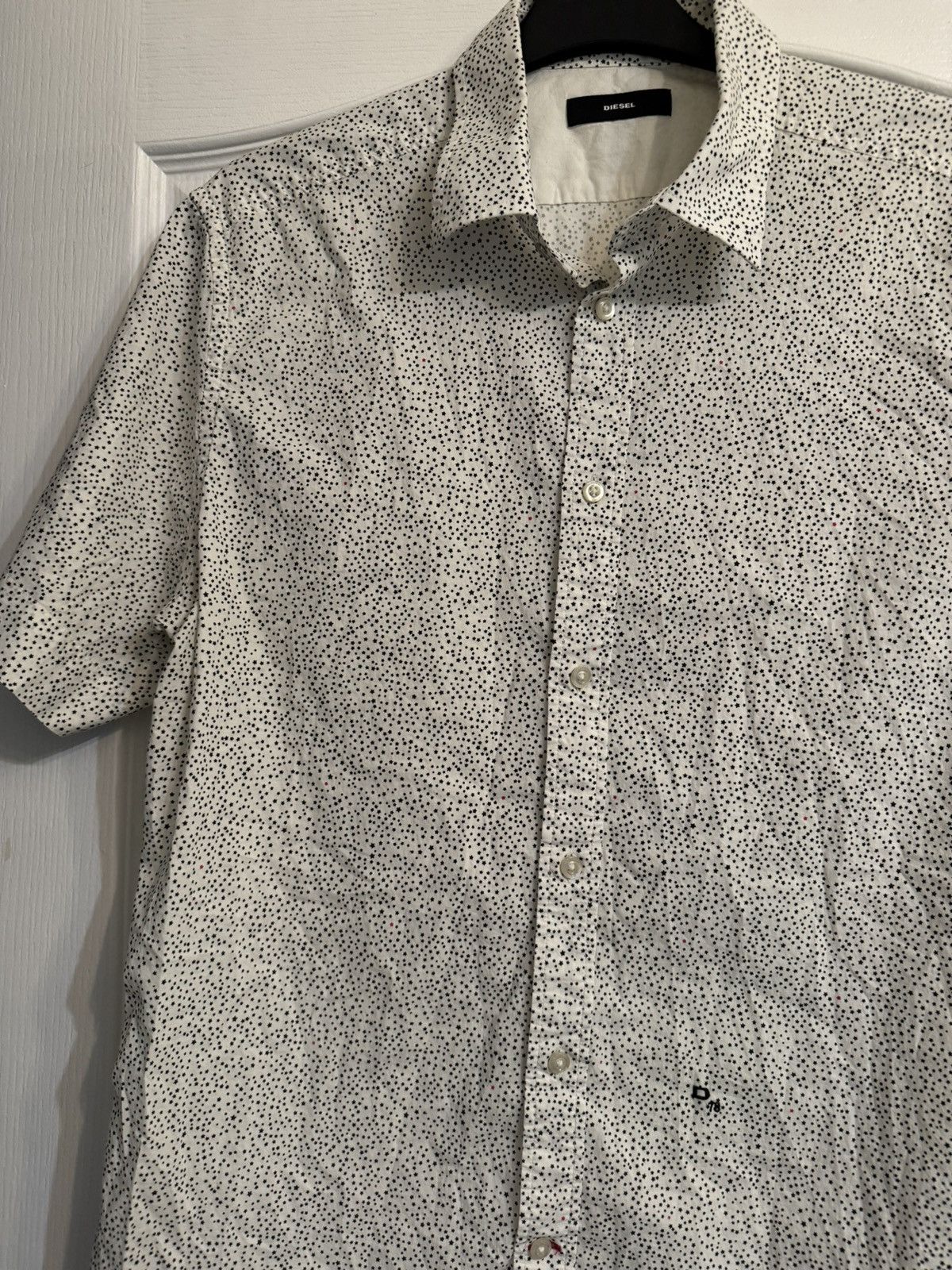 Diesel × Vintage Diesel Star Printer Shortsleeve Shirt Vintage XL size Size US XL / EU 56 / 4 - 8 Thumbnail