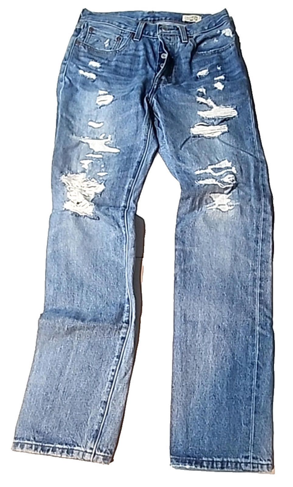 Levi's Levi’s 501 150th Anniversary Distressed Blue Jeans 28x32 Size US 28 / EU 44 - 1 Thumbnail